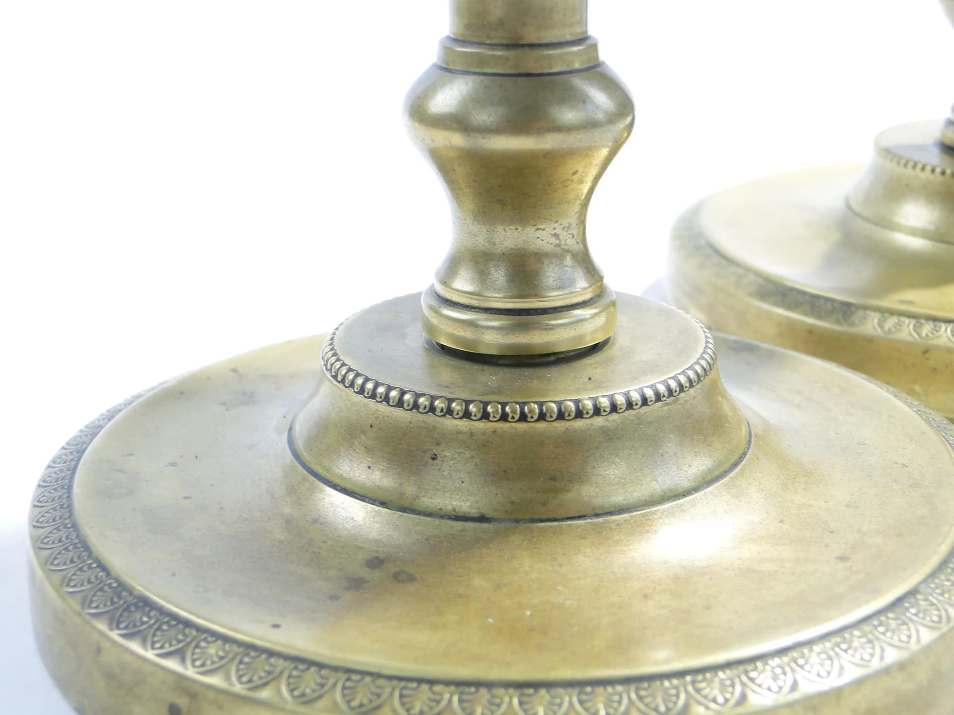 Para świeczników, brąz złoty, Francja, XIX w. - 160776