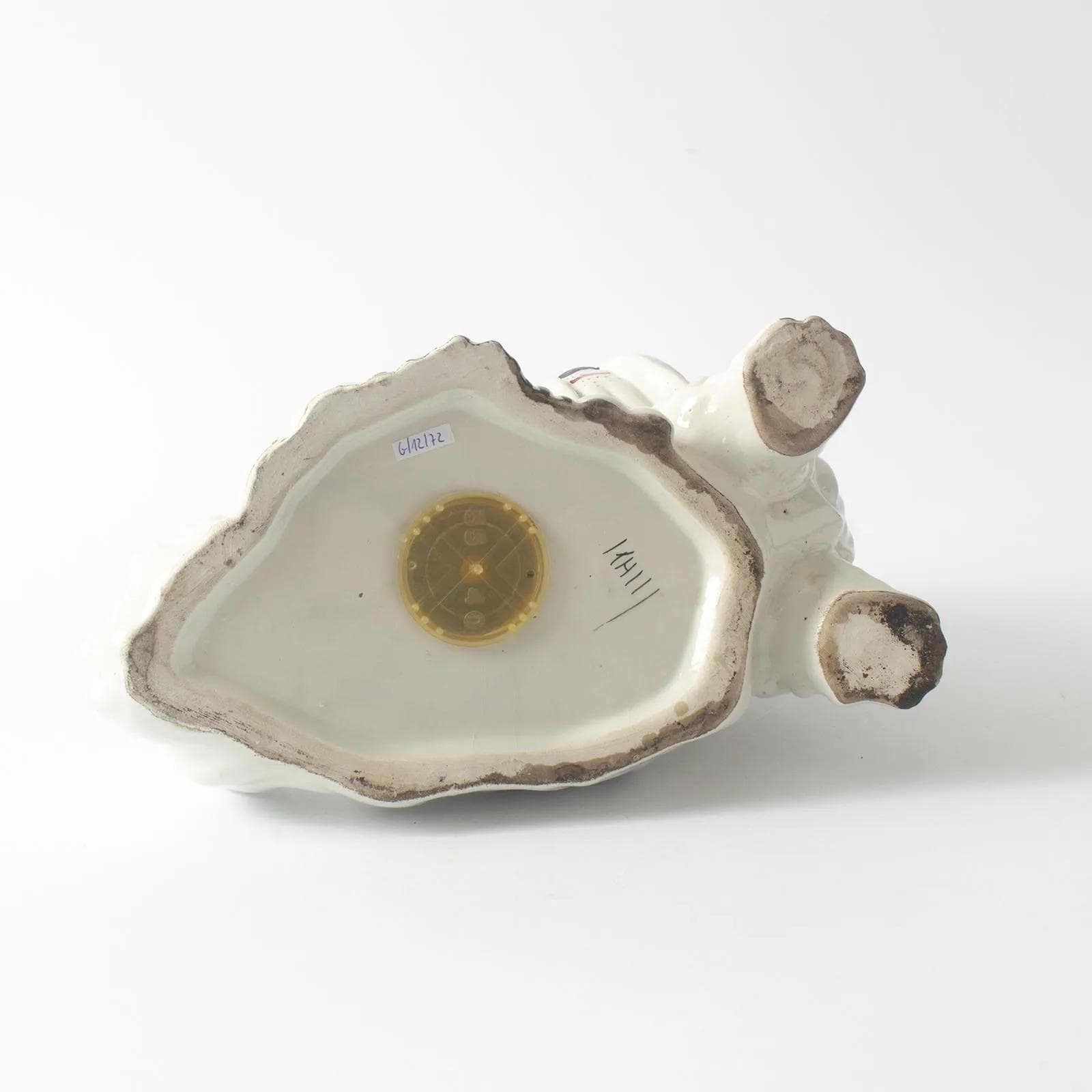 Skarbonka pies, ceramika biała, Włochy, lata 60. - 160455