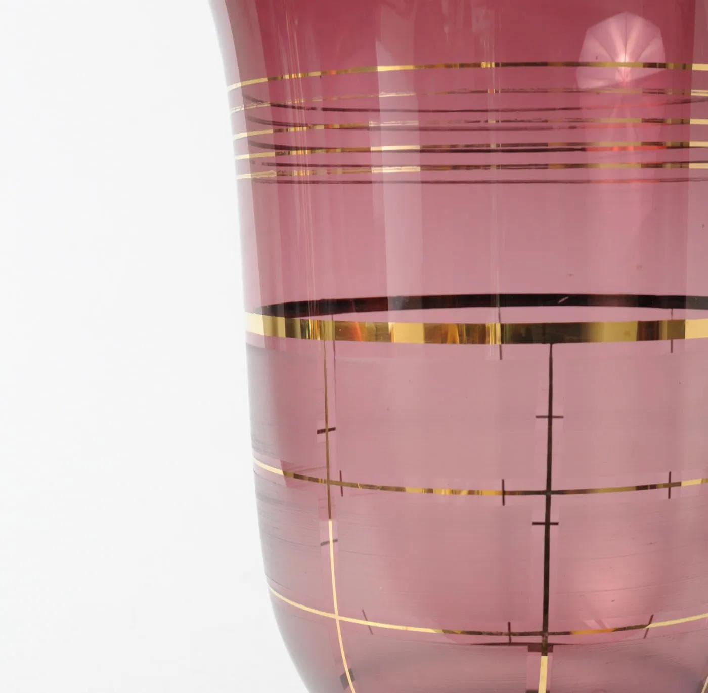 Vase Art Deco, violet glass, Rupel Boom, Belgium, 1930s - 160441