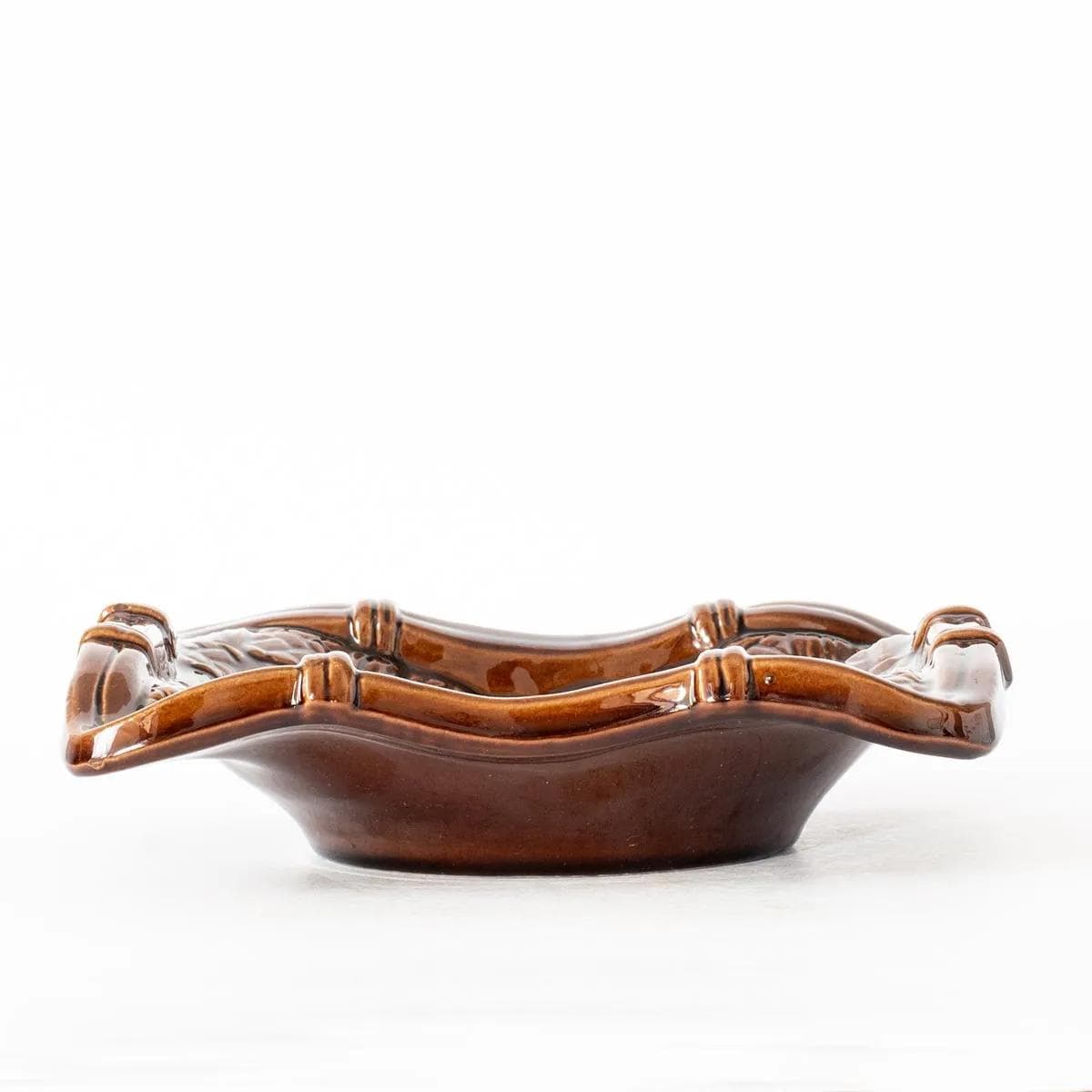 Bowl, Italica Ars, brown ceramics, Italy, 1960s. - 160428