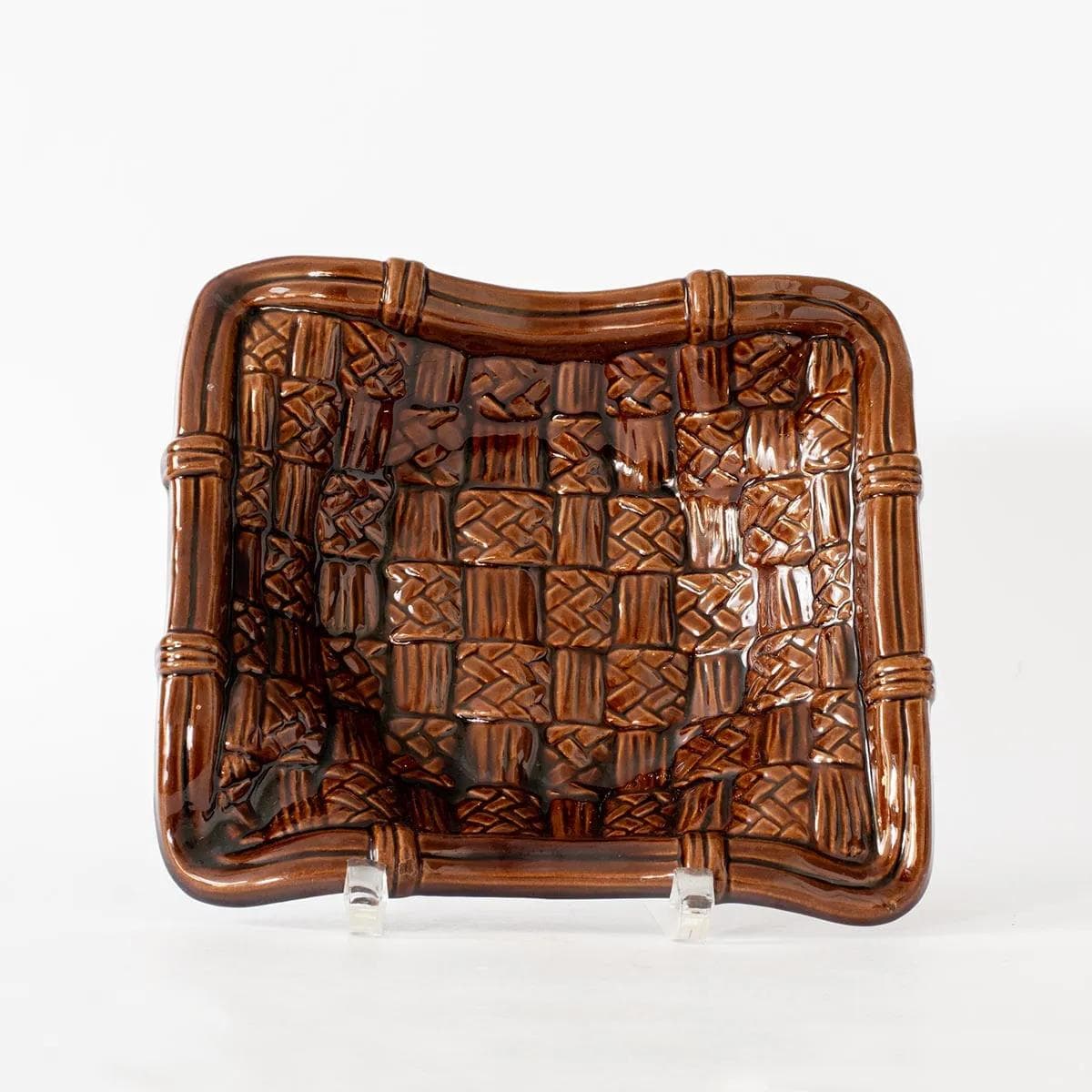 Bowl, Italica Ars, brown ceramics, Italy, 1960s. - 160427