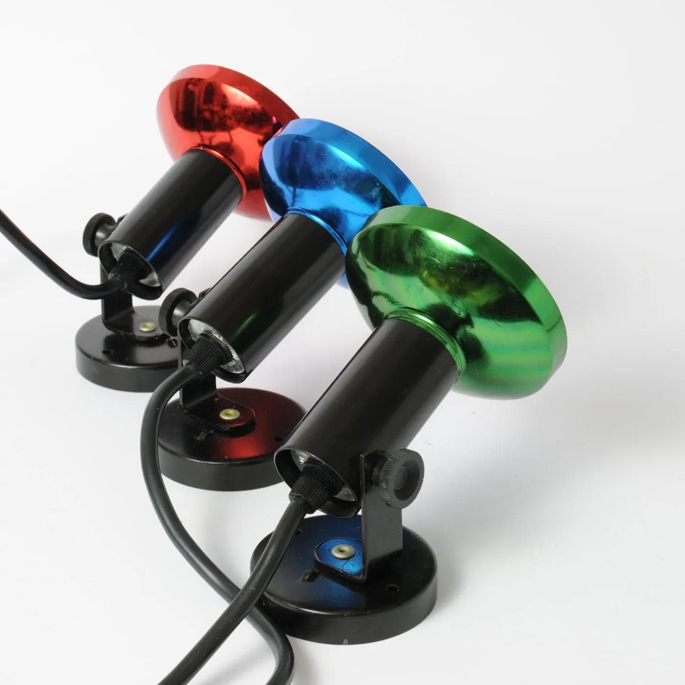 Komplet trzech kinkietów, multikolor, metal, lata 80. - 160394