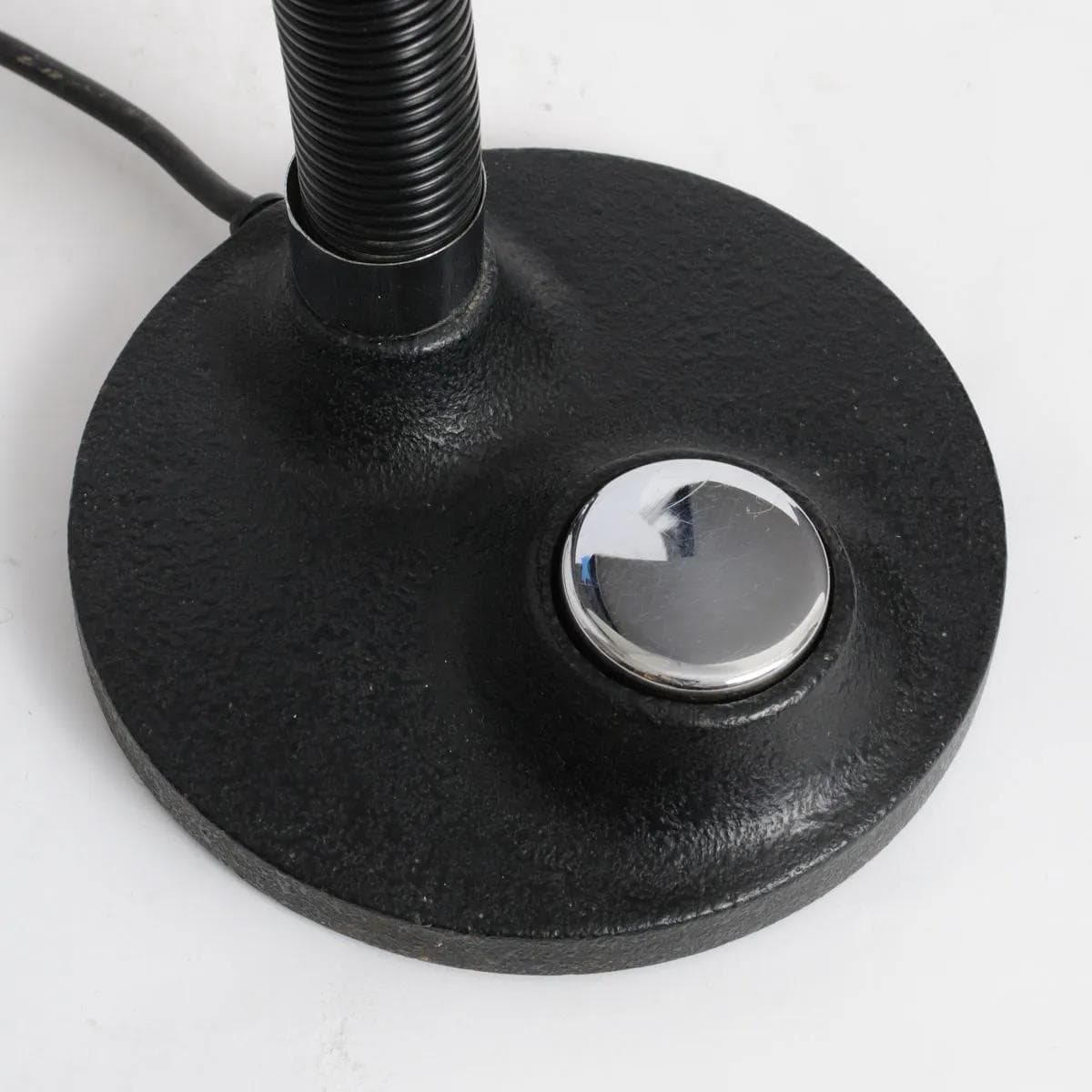 Desk lamp, ivory white, Hillebrand, Germany, 1970s. - 160385