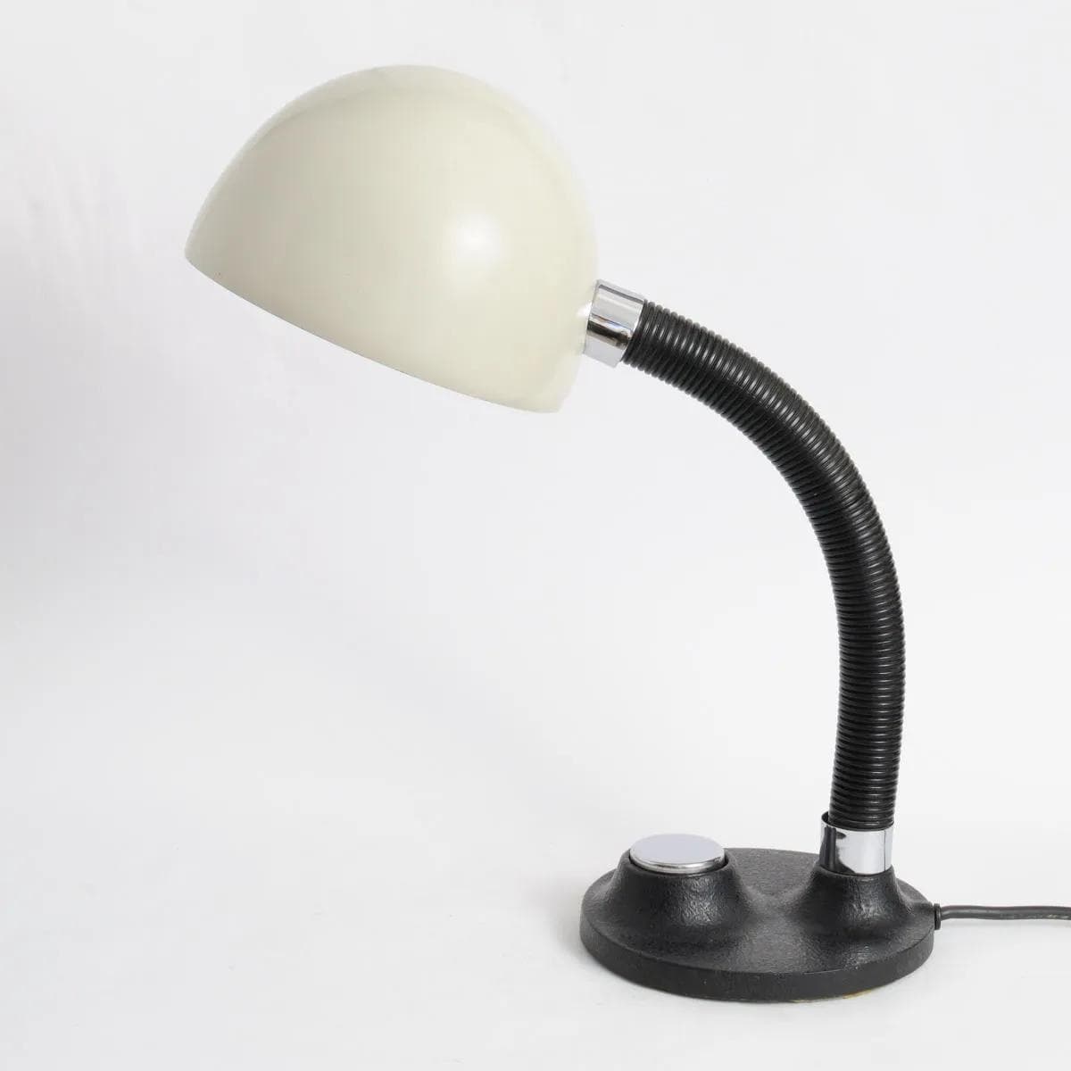 Desk lamp, ivory white, Hillebrand, Germany, 1970s. - 160382