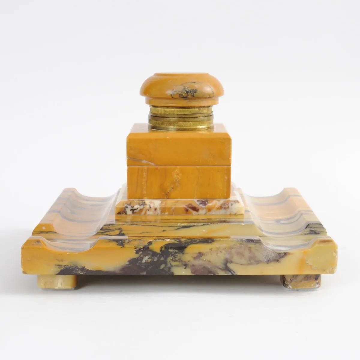 Kałamarz, marmur żółty, Francja, początek XX w. - 160365