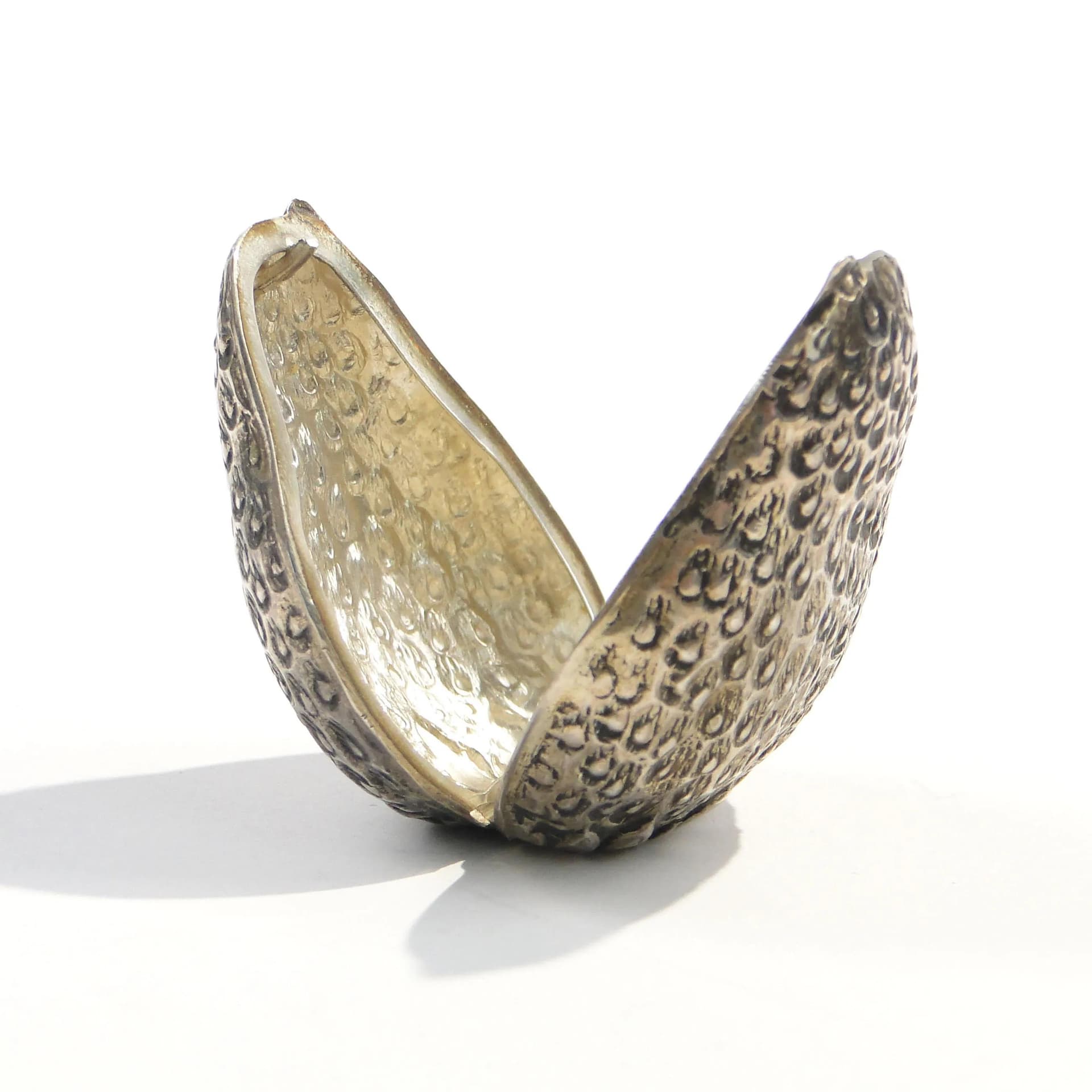 Ring Box Strawberry, Silver, Italy, 1950s - 160713