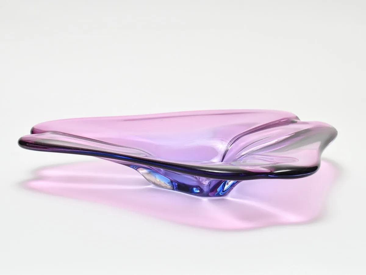 Platter, Murano, multicolor glass, Italy, 1960s. - 160300