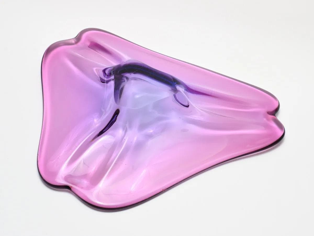 Platter, Murano, multicolor glass, Italy, 1960s. - 160304