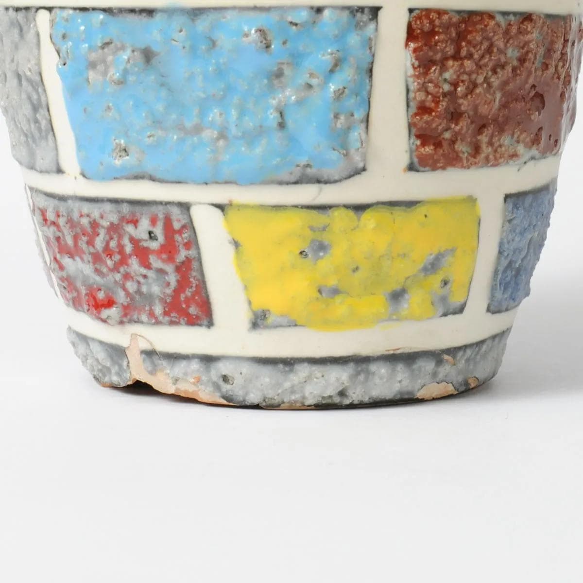 Wazon, multikolor, ceramika, Fratelli Fanciullacci, Włochy, lata 60. - 160291