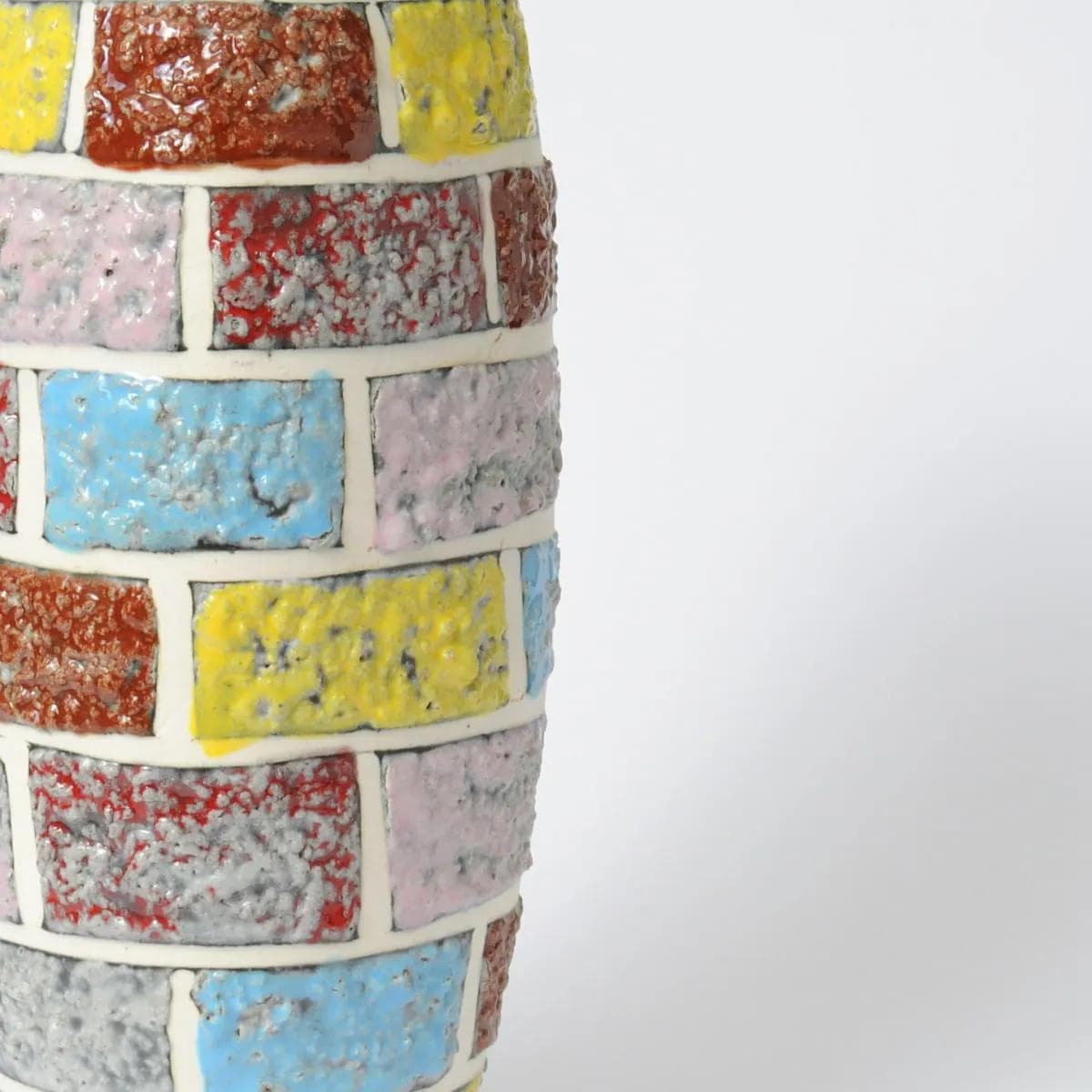 Wazon, multikolor, ceramika, Fratelli Fanciullacci, Włochy, lata 60. - 160295