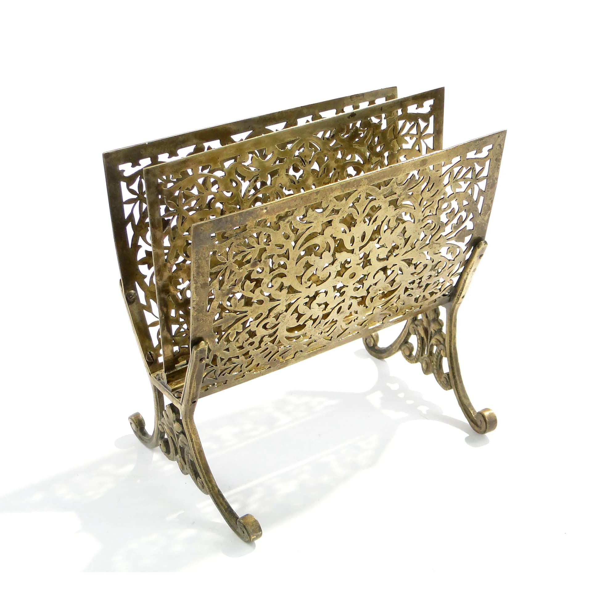 Listownik Art deco, brąz złoty, Niemcy, lata 20. - 160626