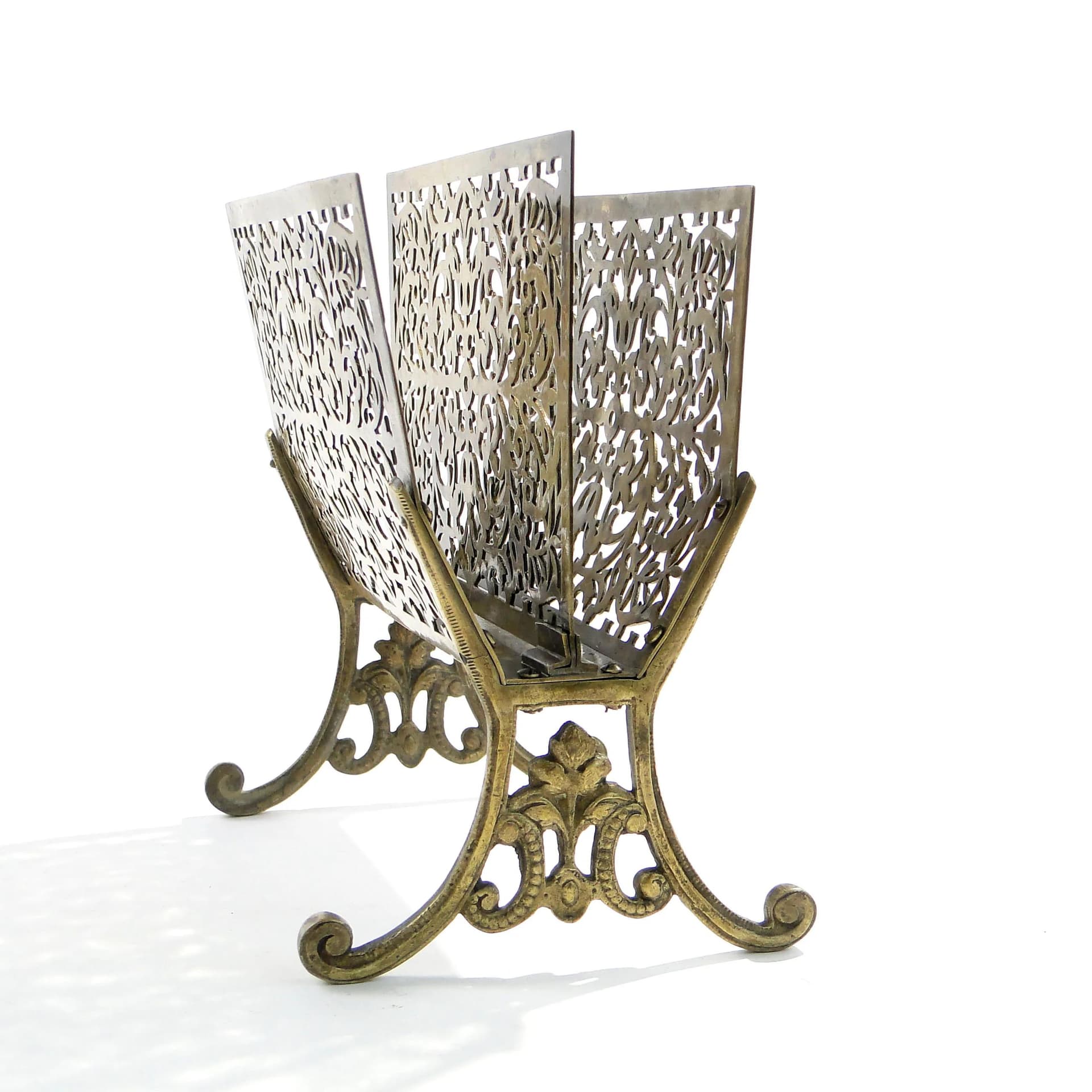 Listownik Art deco, brąz złoty, Niemcy, lata 20. - 160629