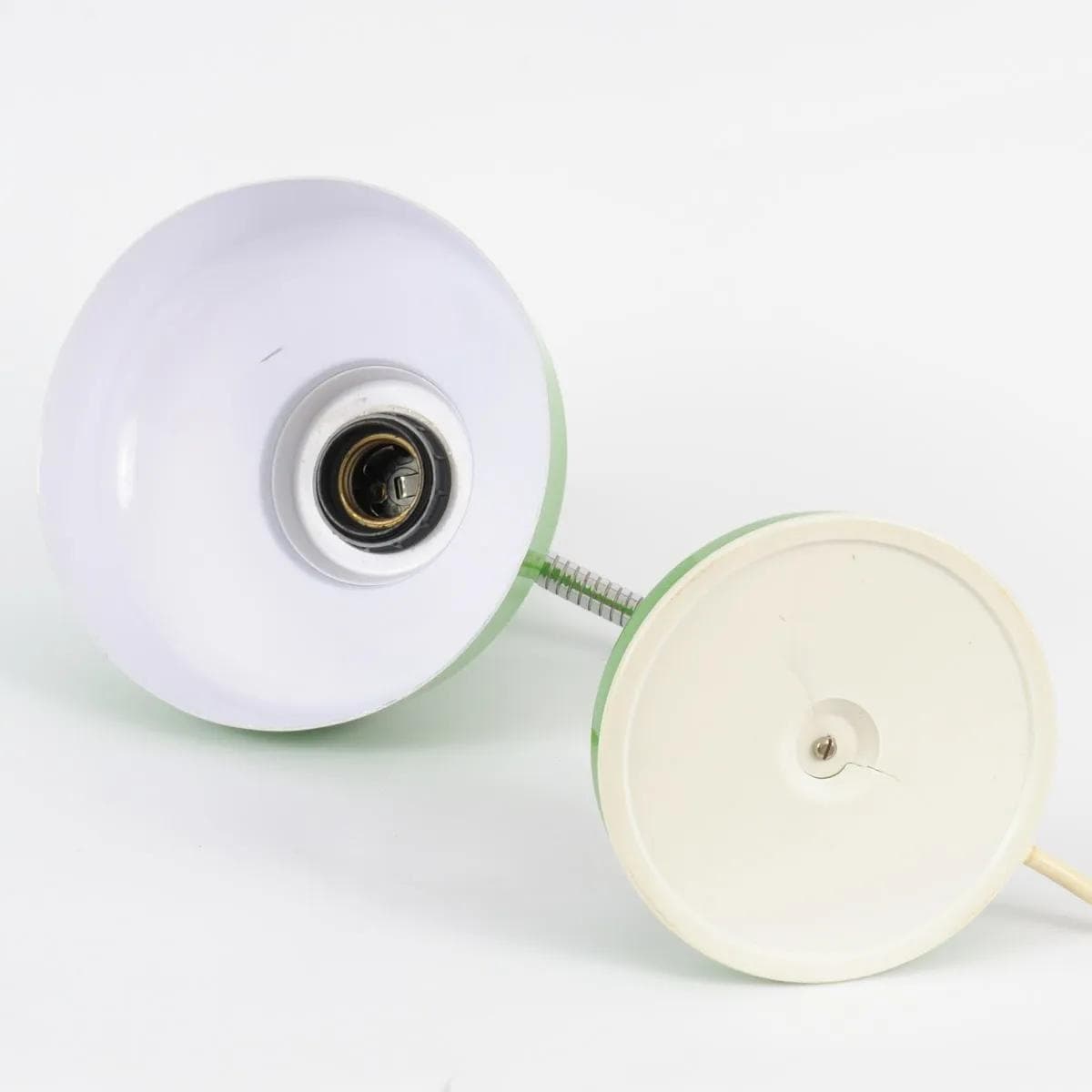 Lampa biurkowa Space Age, zielona, metal, Niemcy, lata 70. - 160276