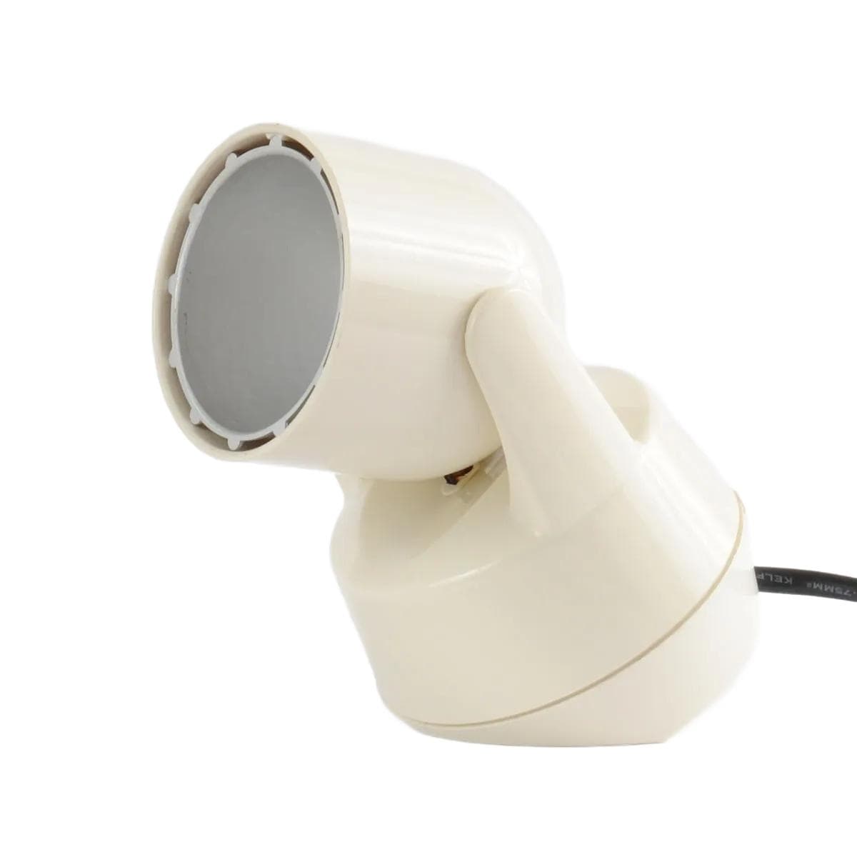 Lampa stołowa, ivory white, plastik, Eichhoff, Niemcy, lata 70.