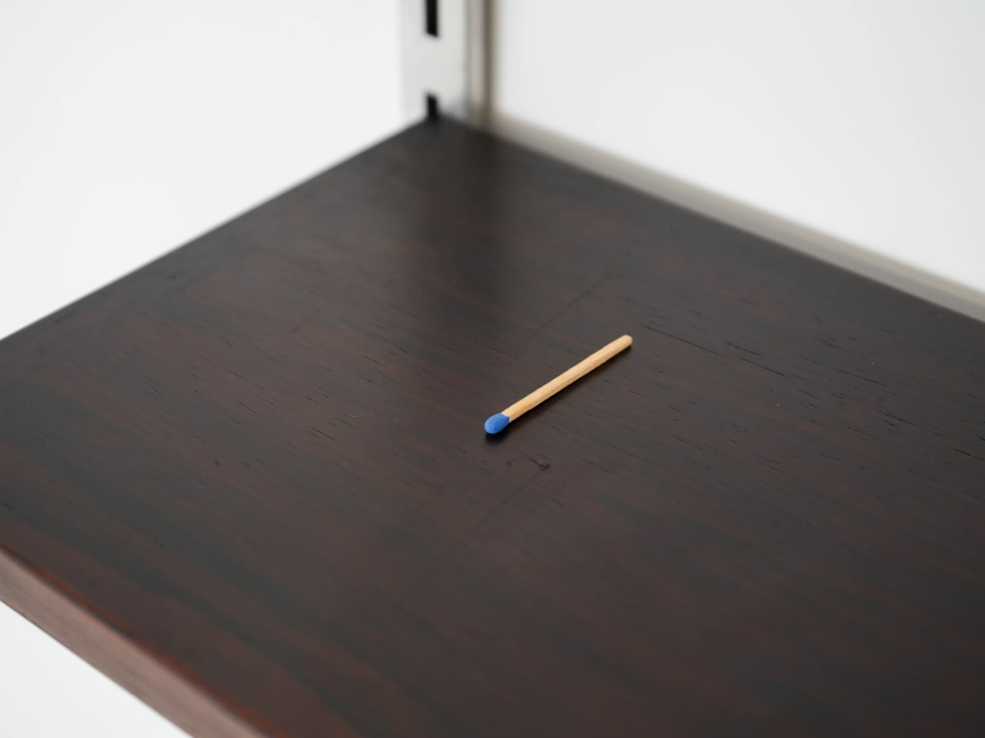 Shelving unit, rosewood dark brown, by K. Kristiansen, Denmark, 1960s. - 160910