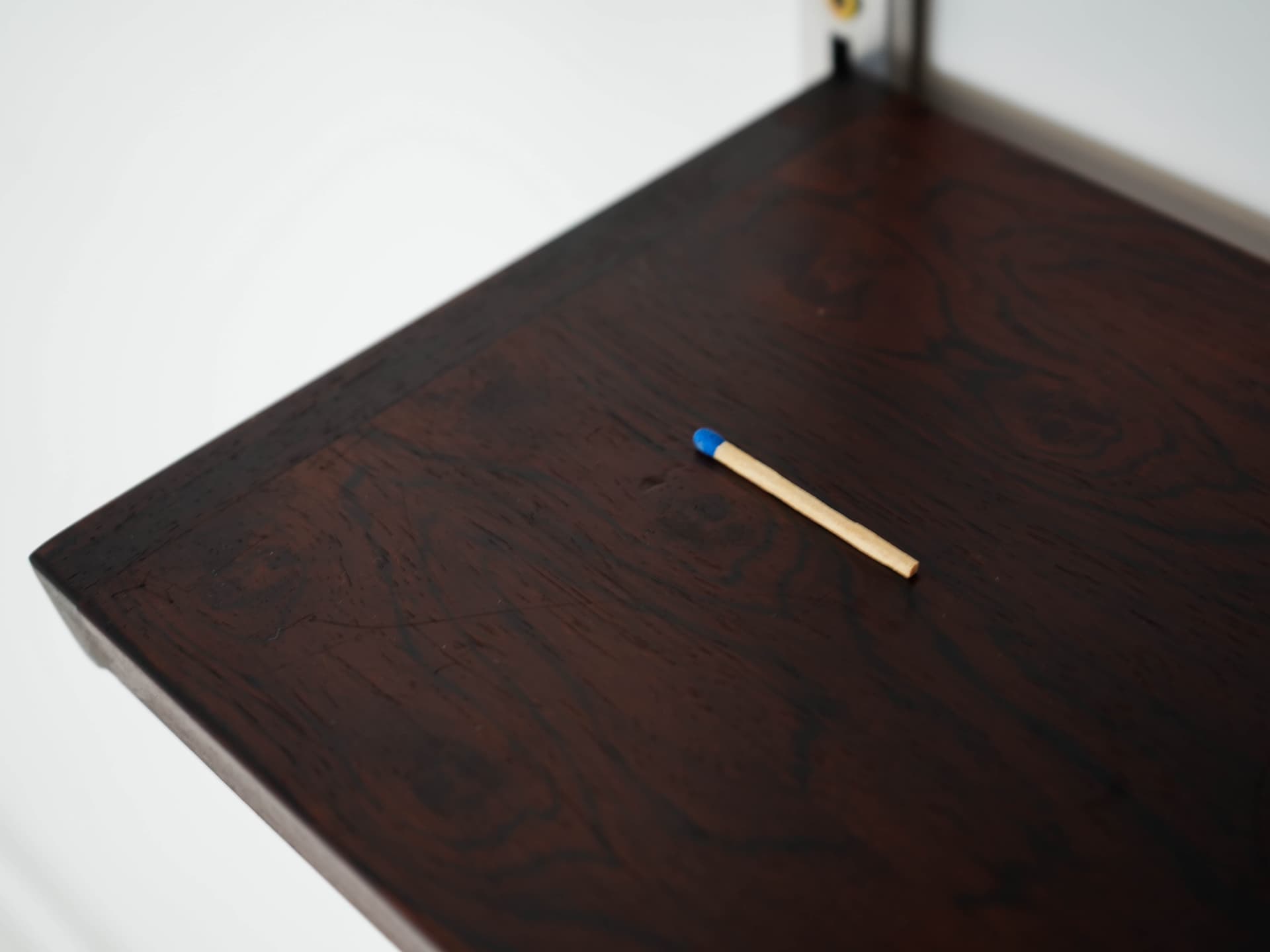 Shelving unit, rosewood dark brown, by K. Kristiansen, Denmark, 1960s. - 160905