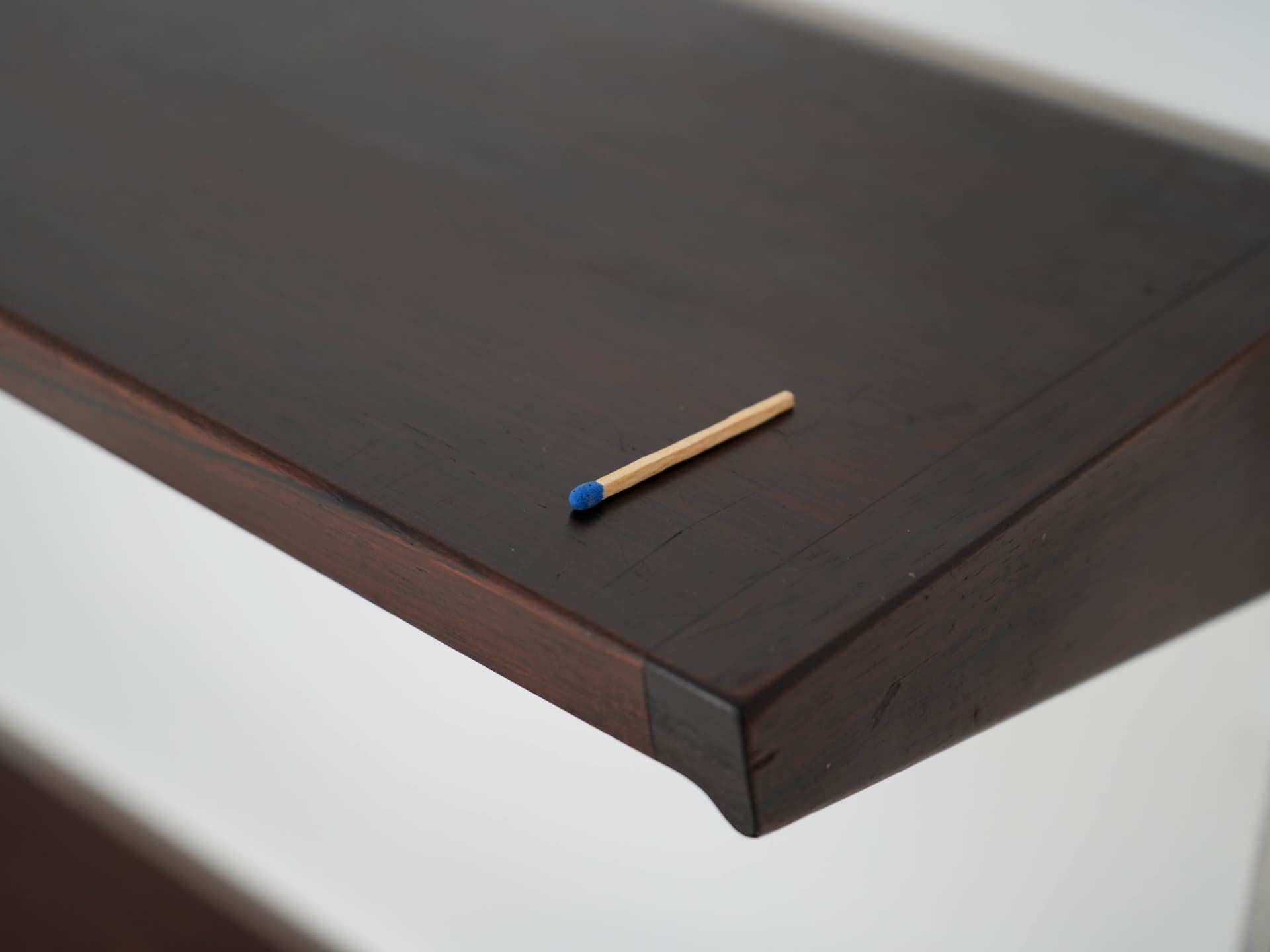 Shelving unit, rosewood dark brown, by K. Kristiansen, Denmark, 1960s. - 160906