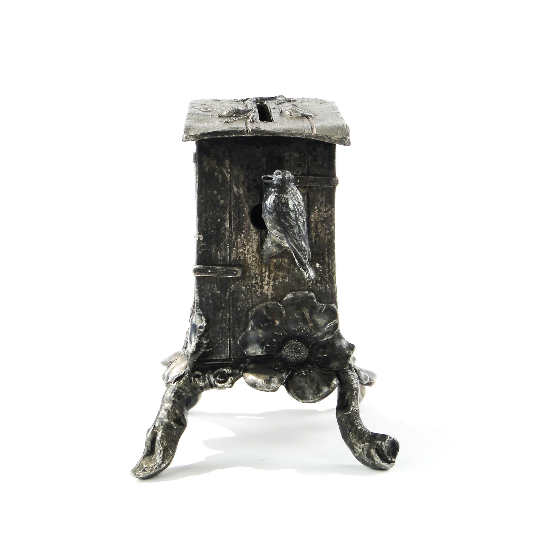 Secesyjna skarbonka ze skowronkiem, WMF, 1900 r - 160942