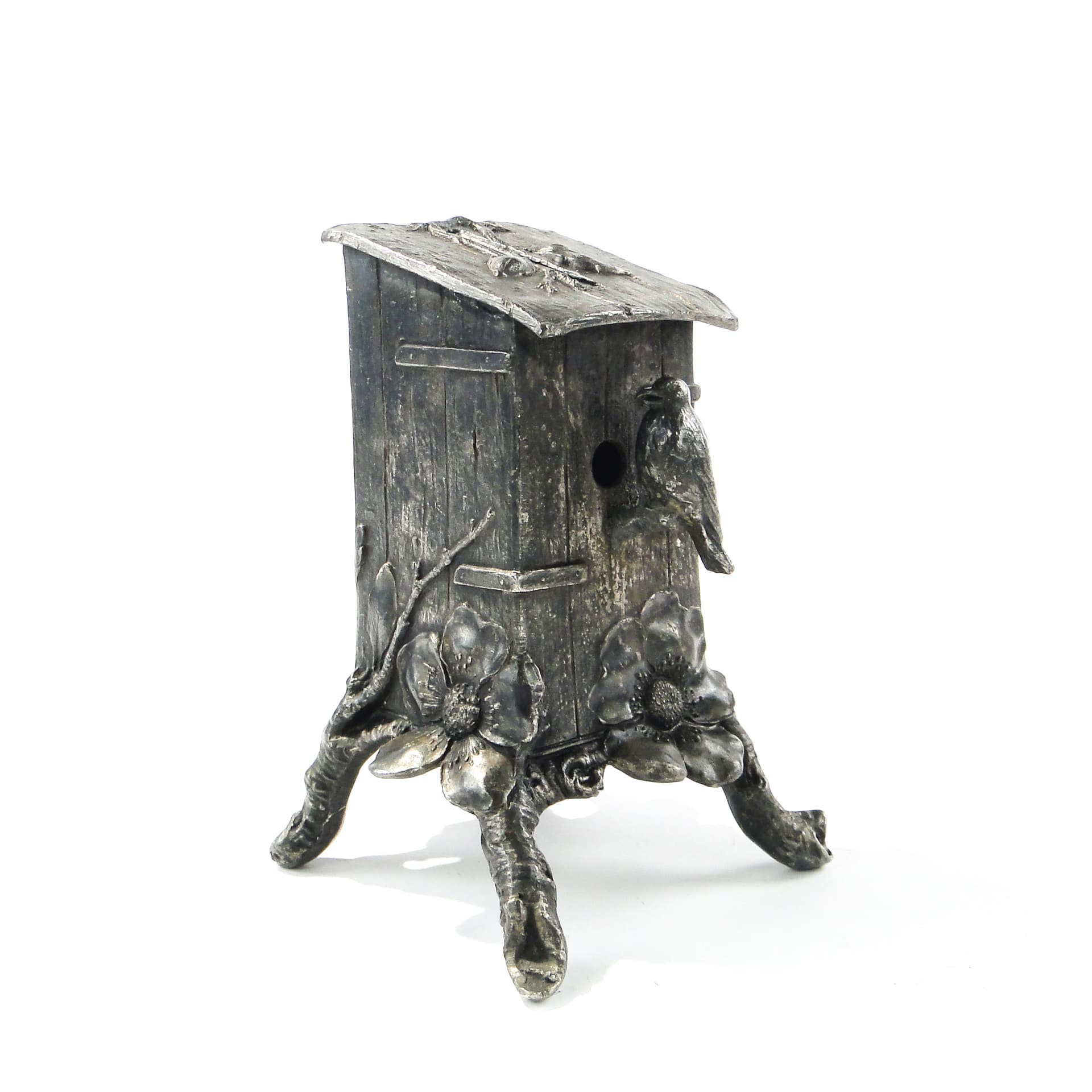 Secesyjna skarbonka ze skowronkiem, WMF, 1900 r