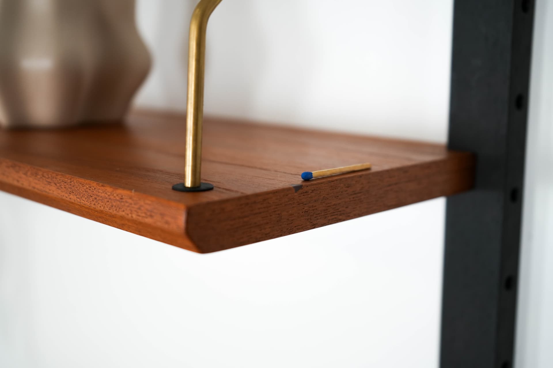 Shelving system, light brown teak, by P. Cadovius, Denmark, 1960s. - 161039