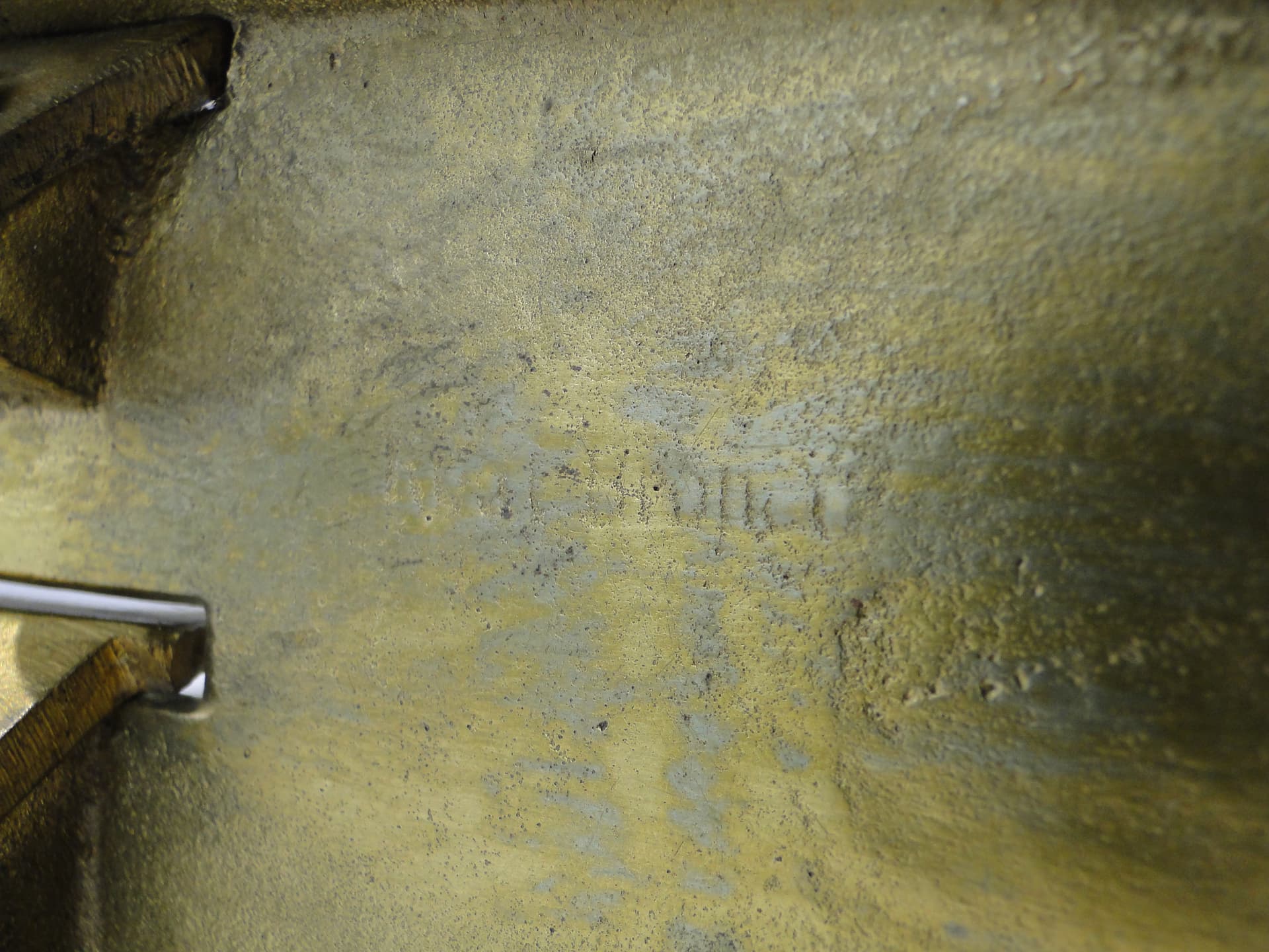 Listownik z brązu z motywem sowy ok 1900 r - 161174