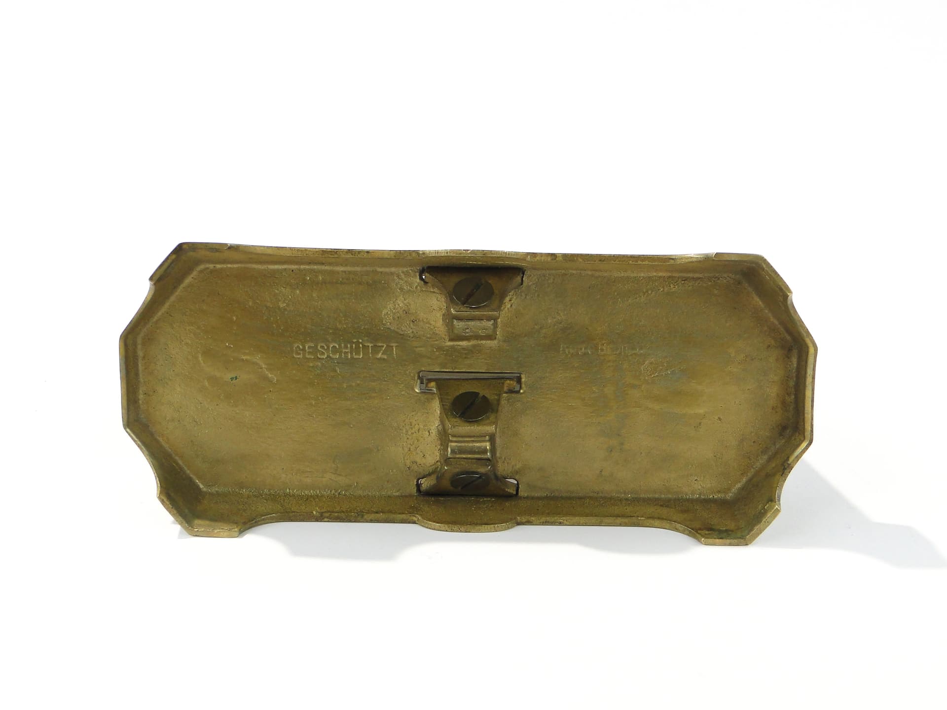 Listownik z brązu z motywem sowy ok 1900 r - 161177