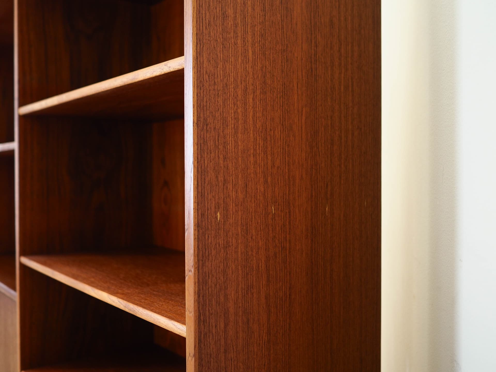Bookcase, brown teak, Denmark, 1970s. - 161189