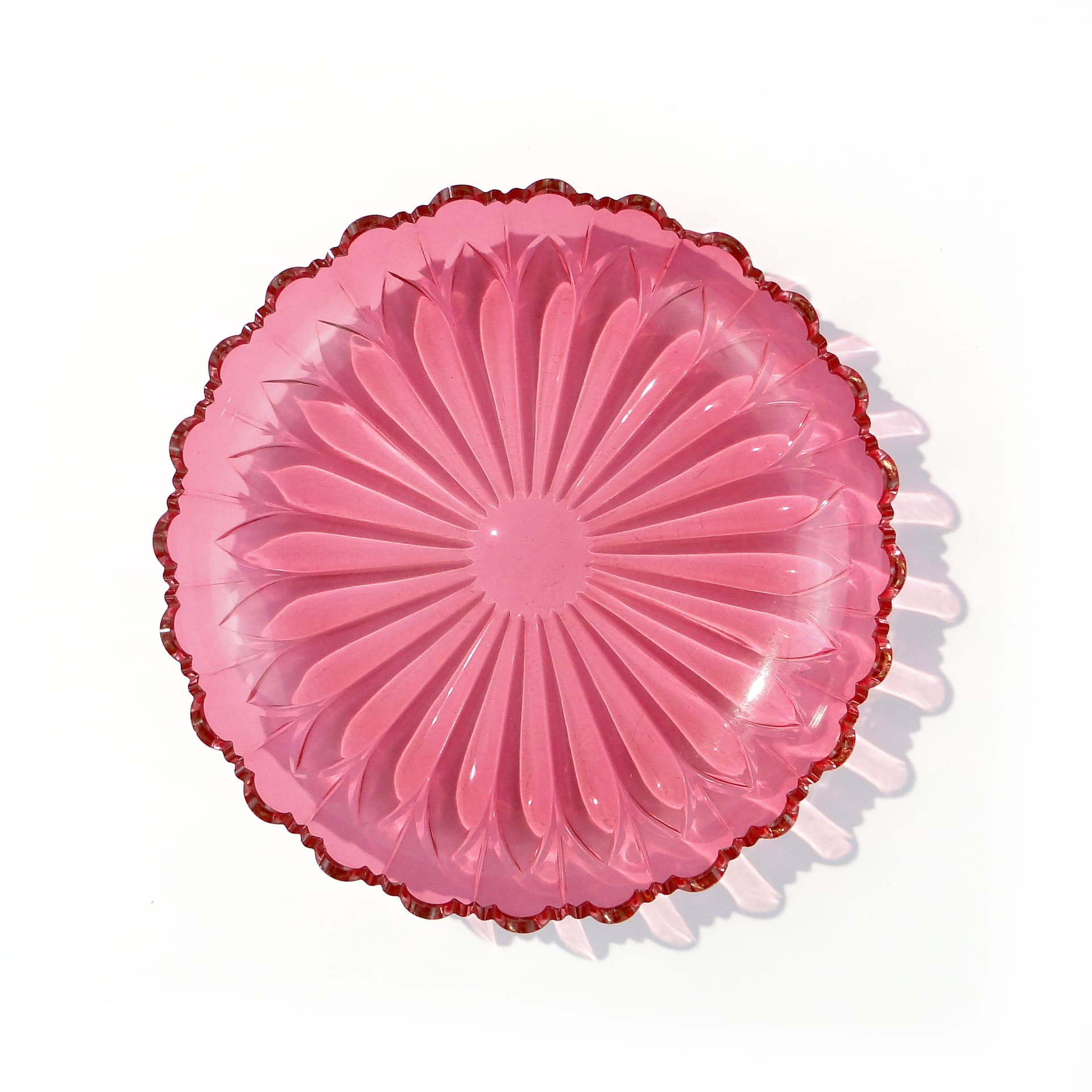 Patera kryształowa w stylu biedermajer, Huta Józefina - 161232