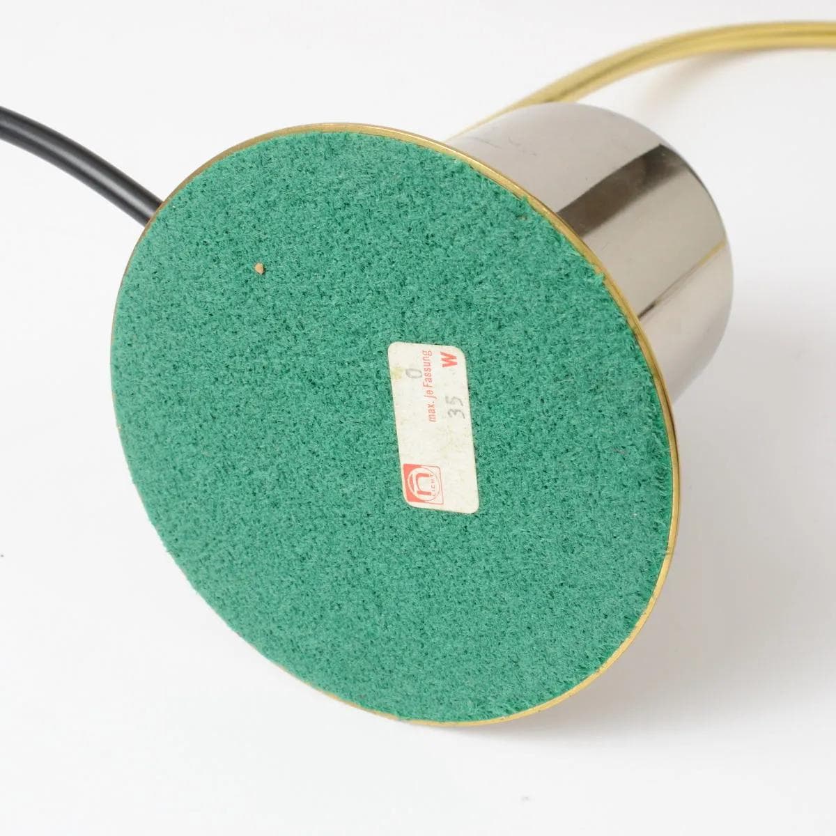 Desk lamp, golden, N Licht, Germany, 1980s. - 161975