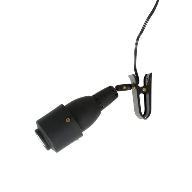 Lampa na klips, czarny, metal, GB Paris, Francja, lata 50. - WYMIARY