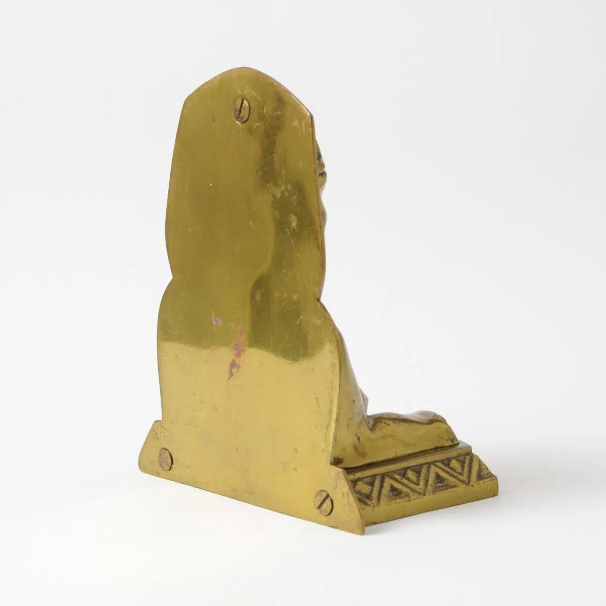 Bookend Sphinx, golden brass, France, 1920s. - 161922
