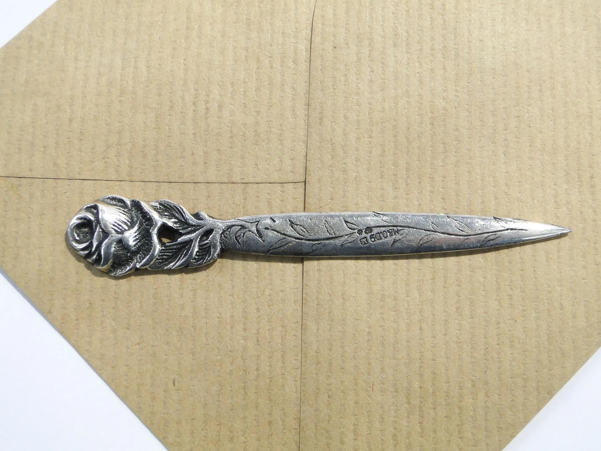Nożyk do listów, secesja, srebro, Szwecja, lata 20. - 163831