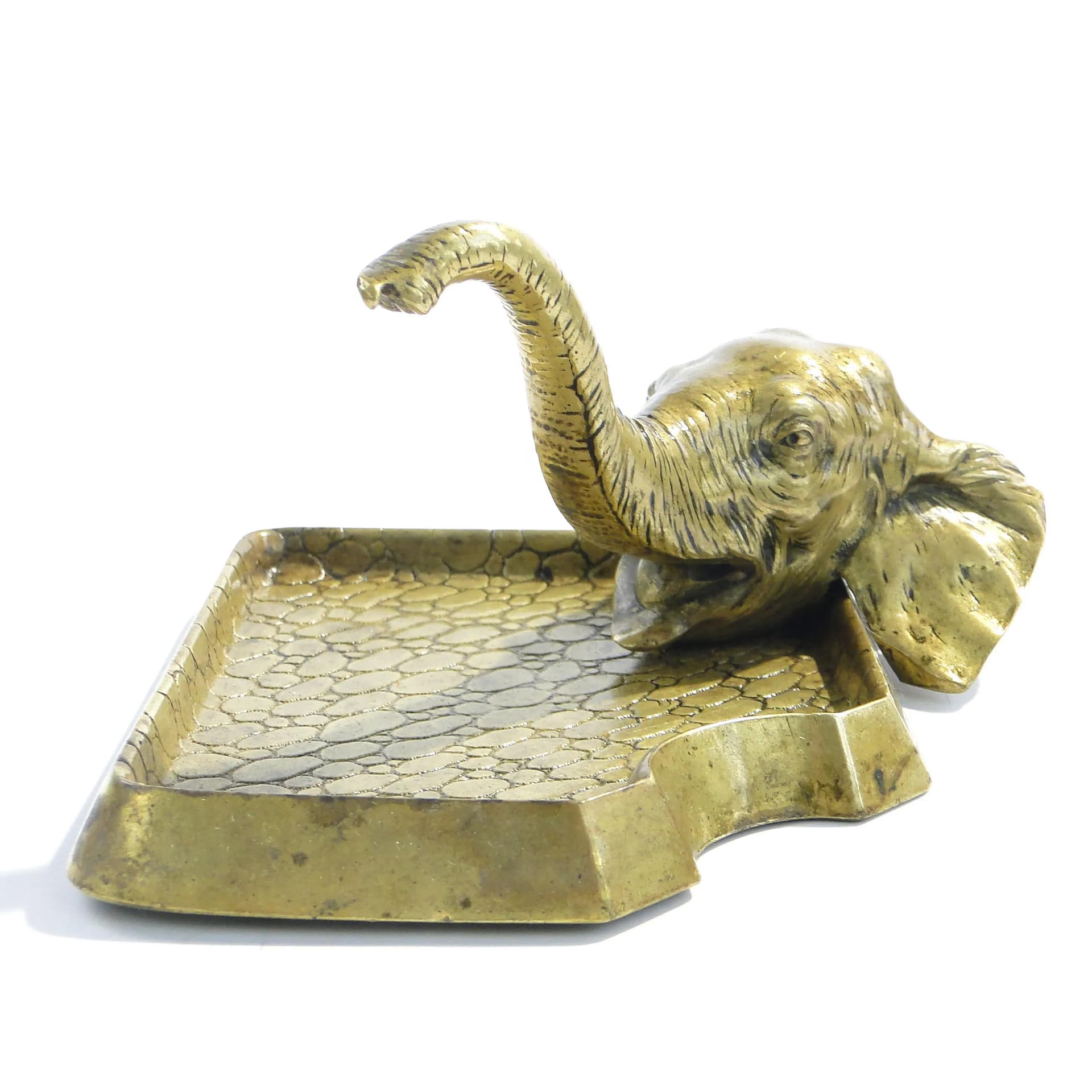 Wizytownik Art Nouveau, brąz złoty, Austria, lata 10. XX w. - 163805