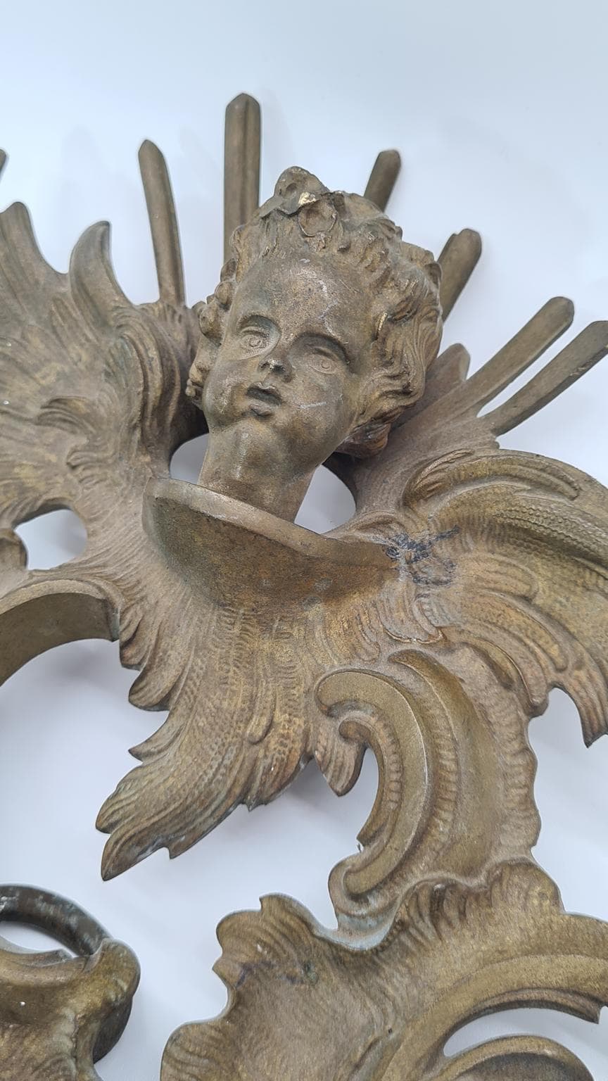 Rococo Mirror, dark bronze, France, 19th c. - 161283