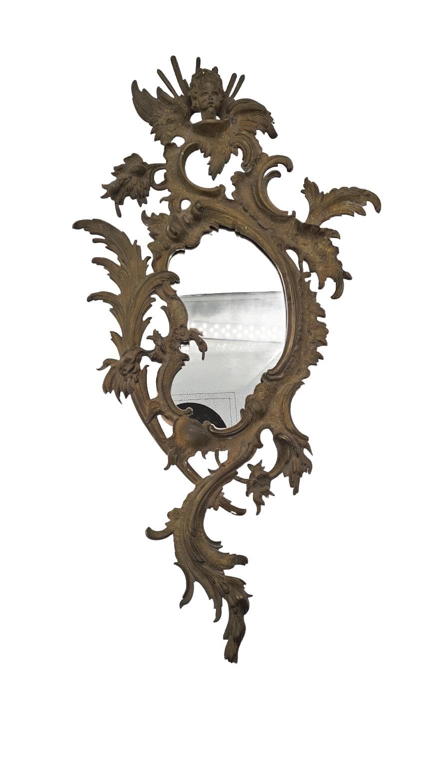 Rococo Mirror, dark bronze, France, 19th c. - 168253