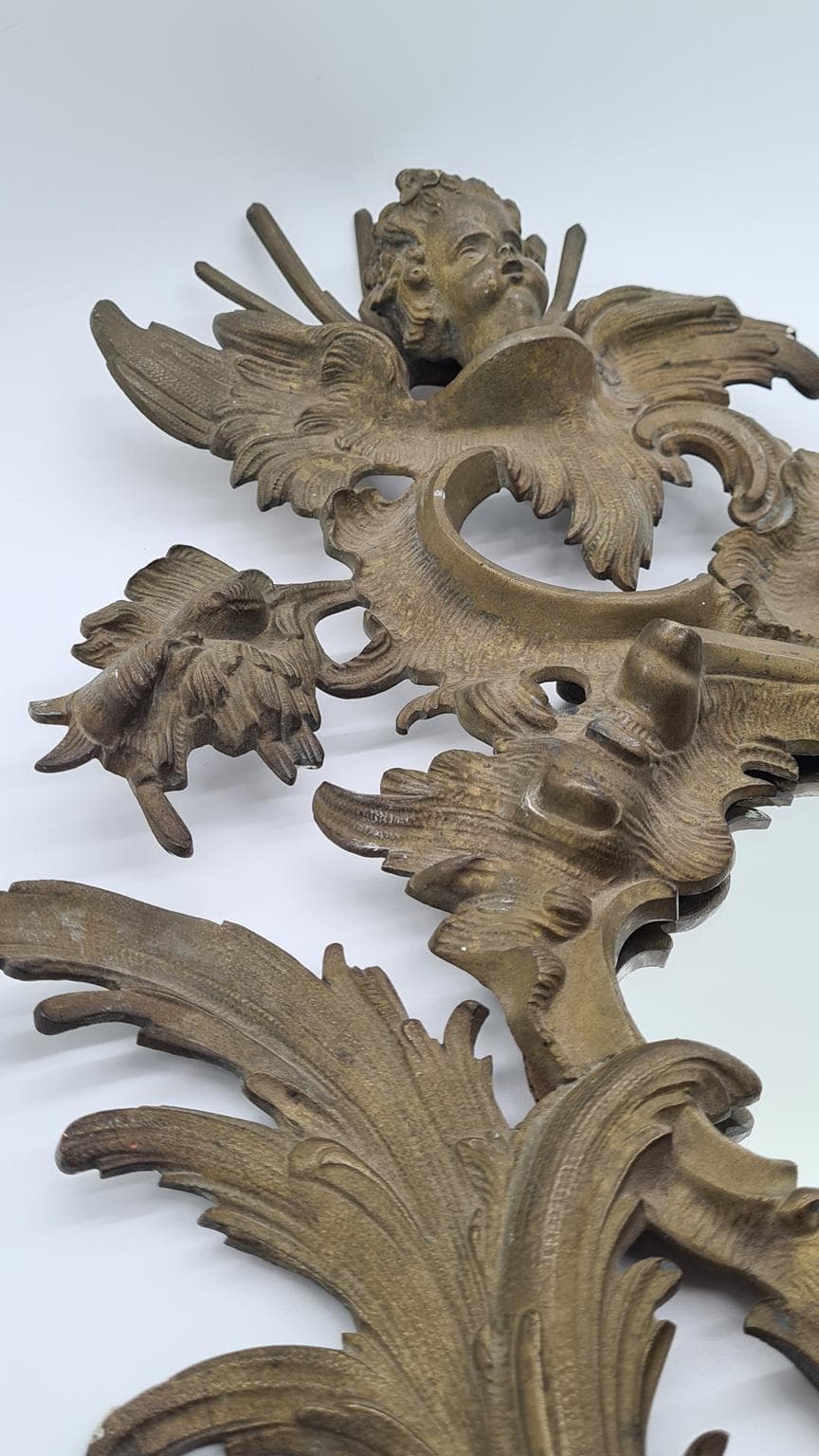 Rococo Mirror, dark bronze, France, 19th c. - 161284