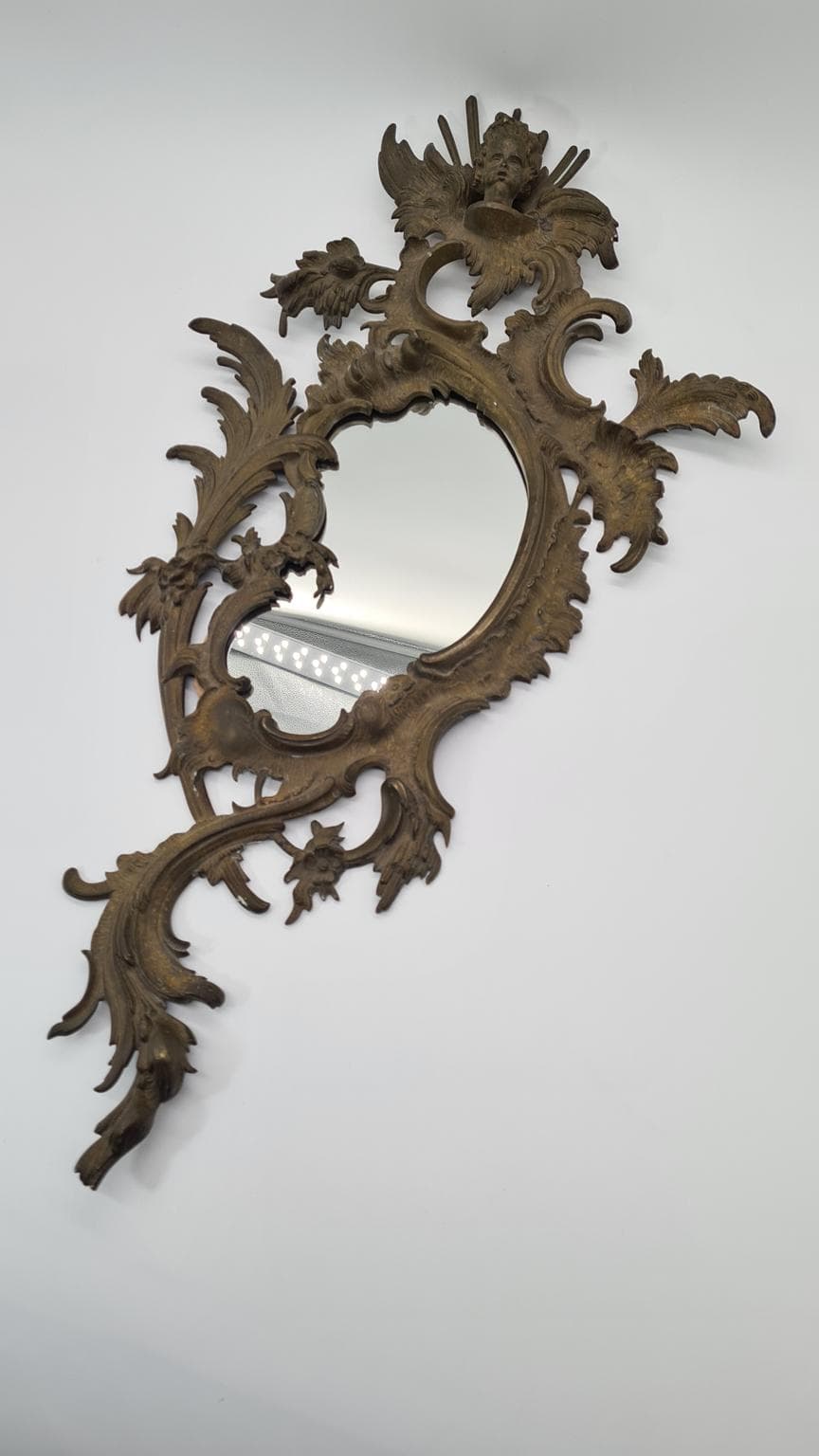 Rococo Mirror, dark bronze, France, 19th c. - 161281
