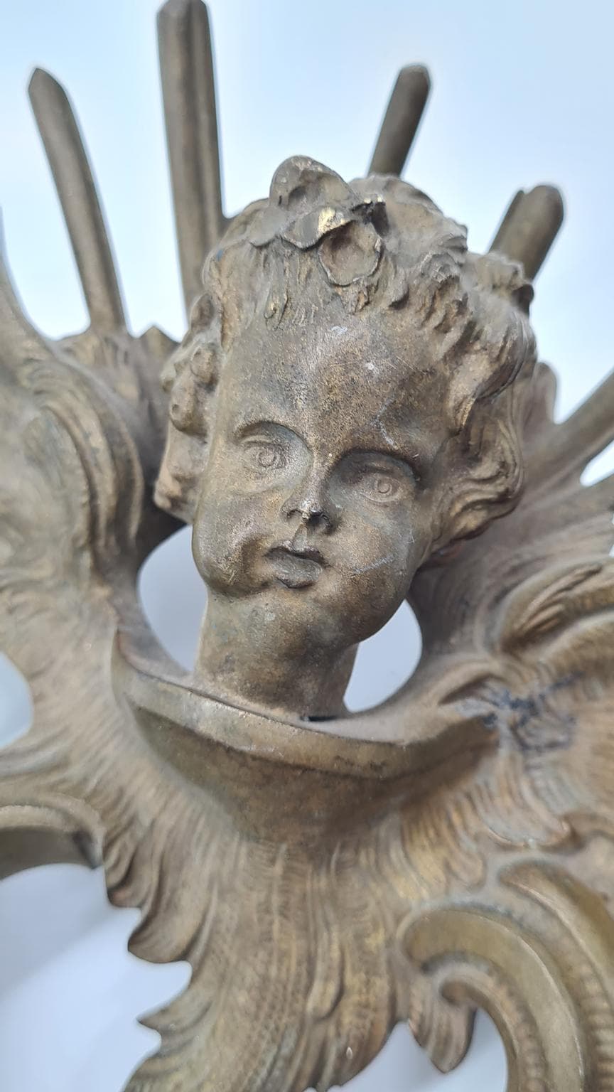 Rococo Mirror, dark bronze, France, 19th c. - 161287