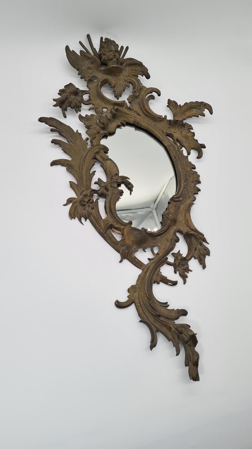 Rococo Mirror, dark bronze, France, 19th c. - 161282