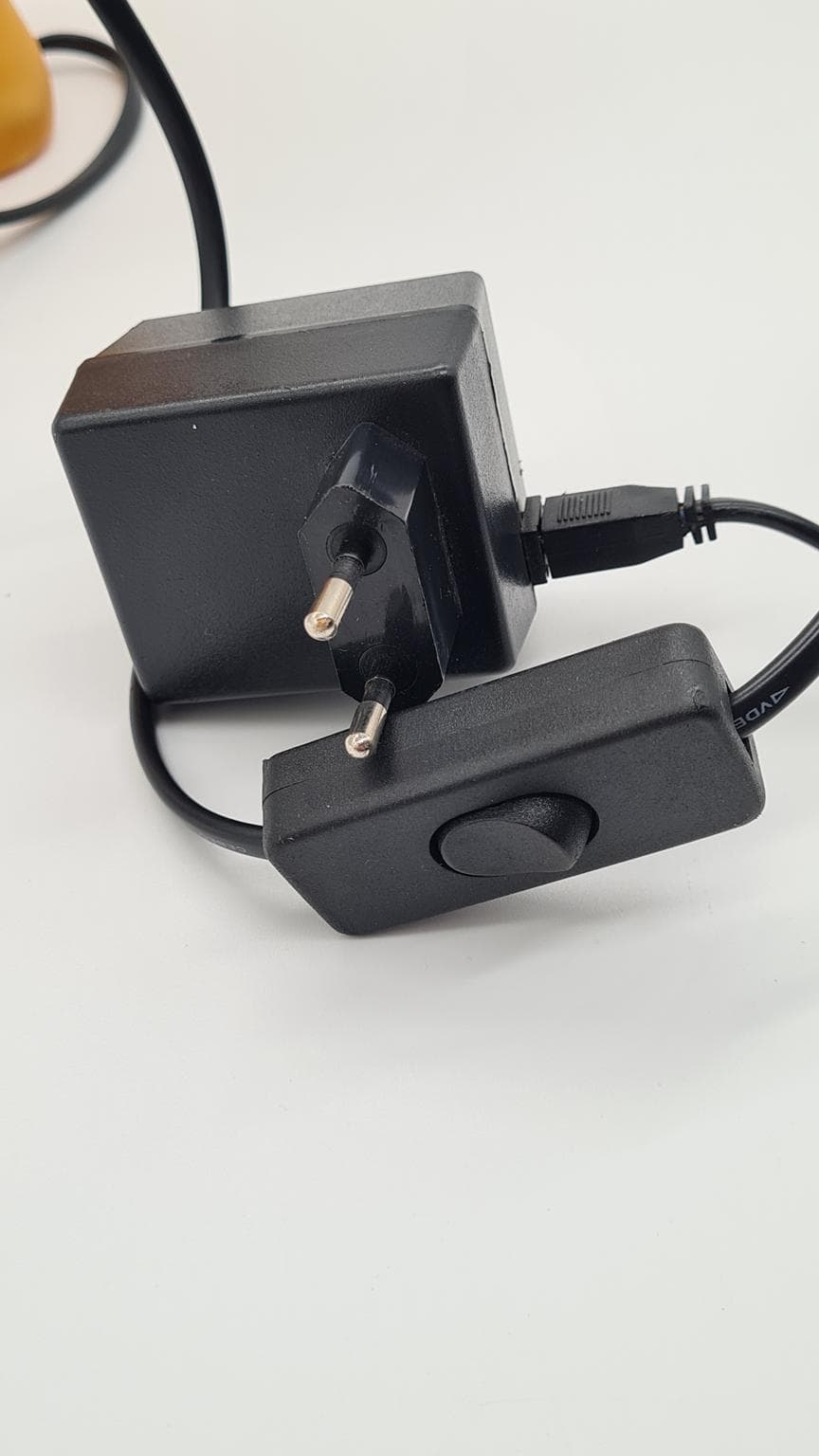 Lampka nocna Lumibär, żółty, polipropylen, Niemcy, lata 90. - 161318