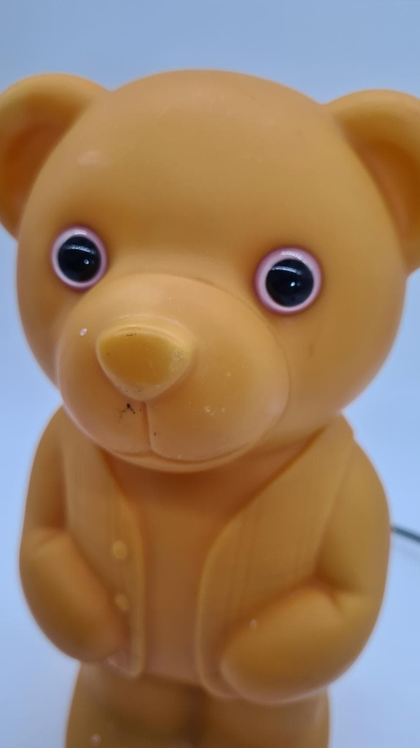 Lampka nocna Lumibär, żółty, polipropylen, Niemcy, lata 90. - 161311