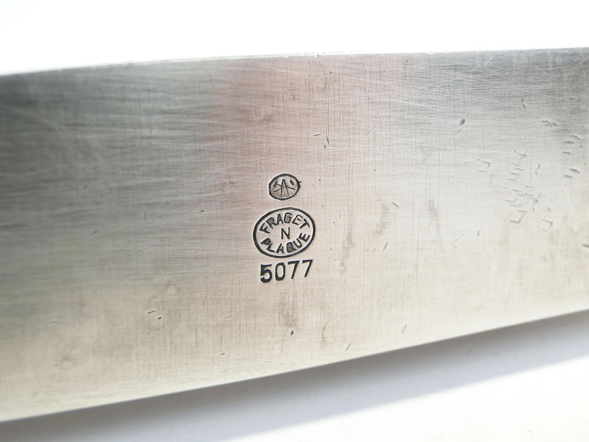 Serwetnik ażurowy, mosiądz platerowany srebrny, Fraget, Polska, lata 30. - 163521