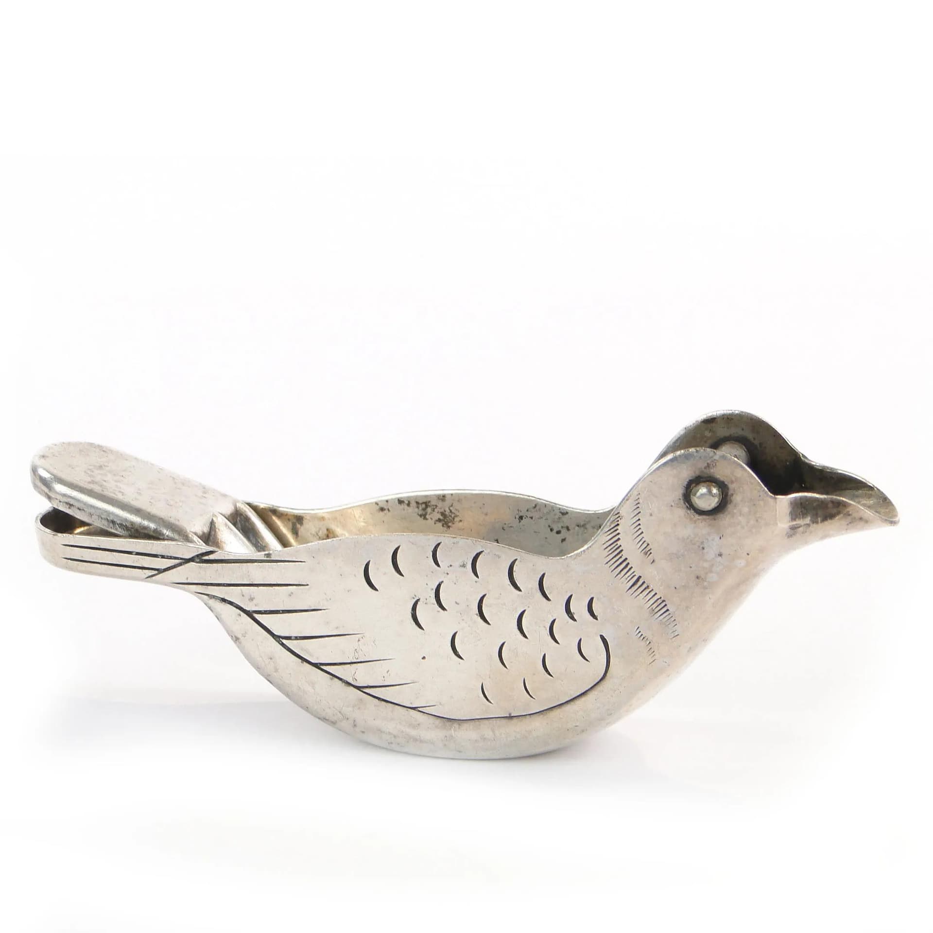 Dzbanuszek na sok cytrynowy, art déco, mosiądz srebrny, Niemcy, lata 20. - 10502