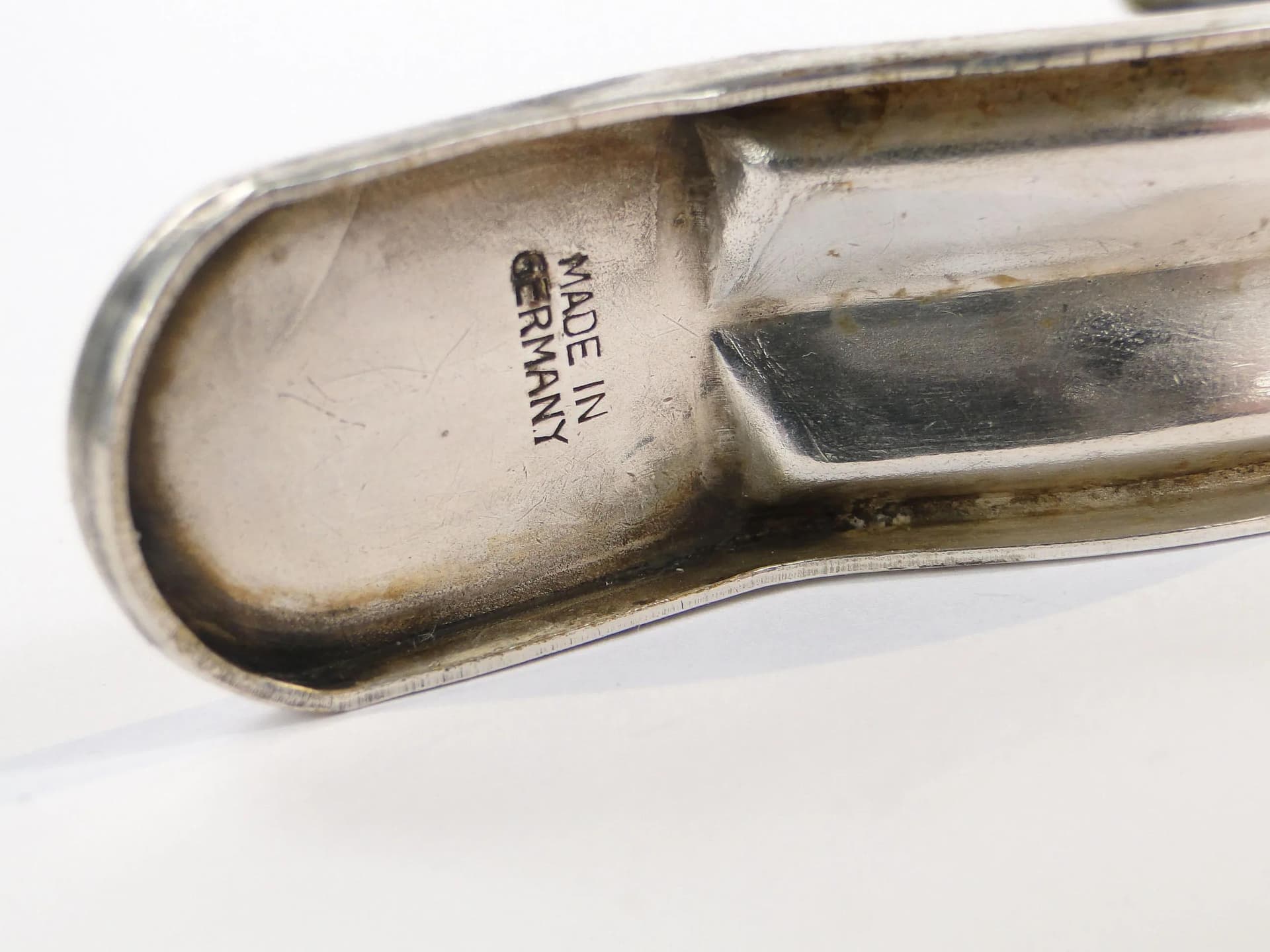 Dzbanuszek na sok cytrynowy, art déco, mosiądz srebrny, Niemcy, lata 20. - 10509