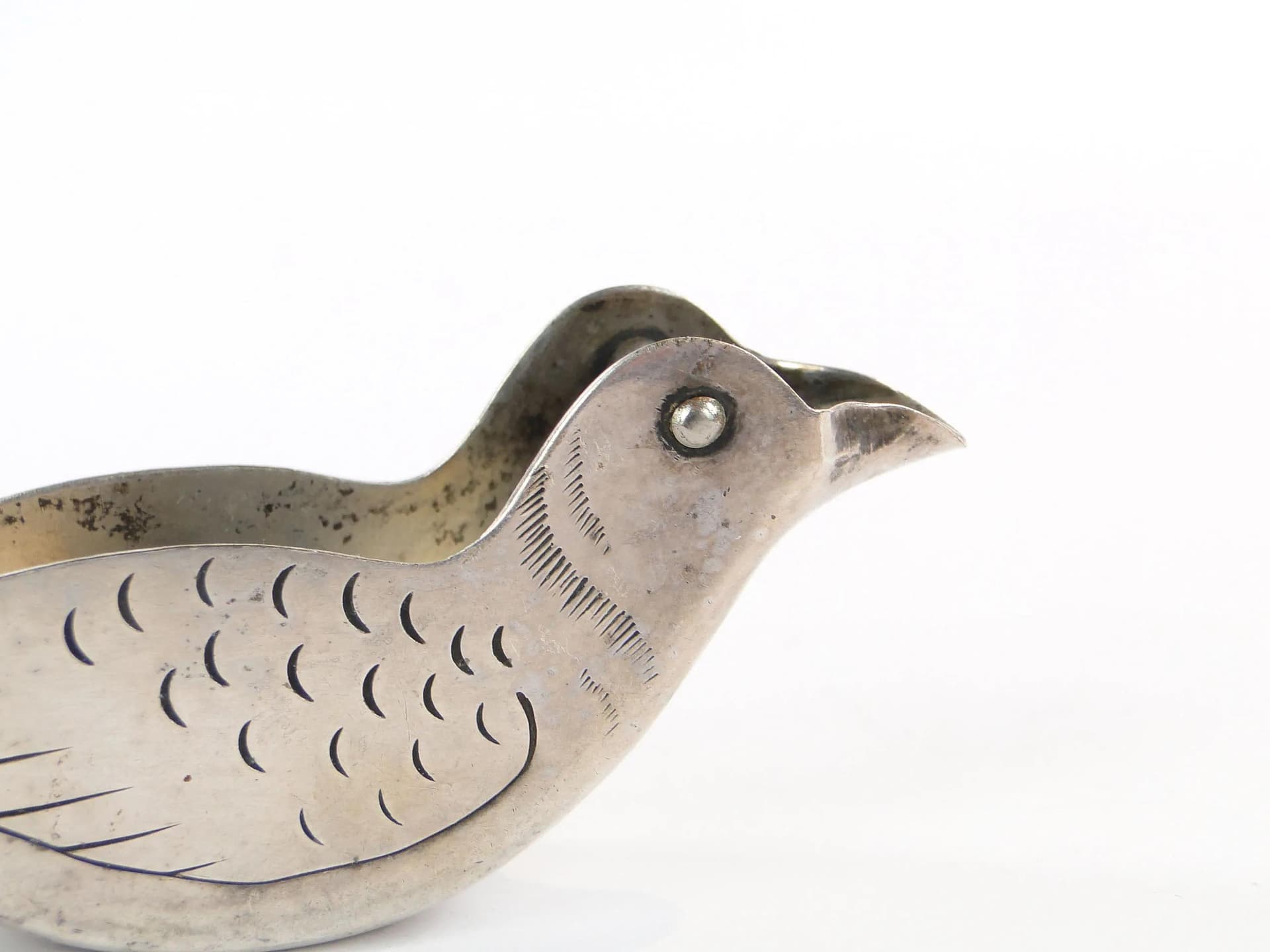 Dzbanuszek na sok cytrynowy, art déco, mosiądz srebrny, Niemcy, lata 20. - 10505