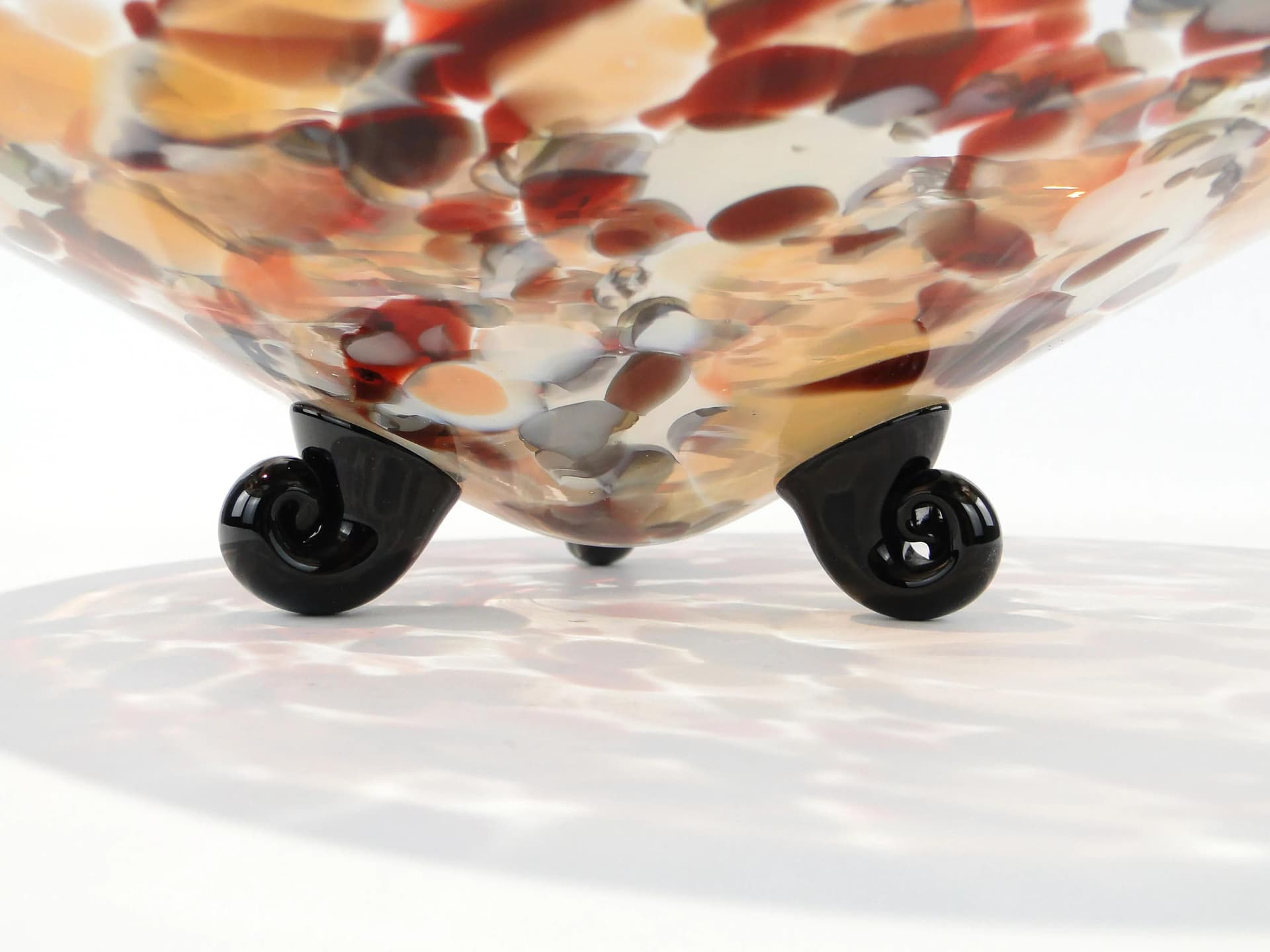 Centerpiece Tango, multicolor glass, Franz Welz, Czechoslovakia, 1930s. - 163419