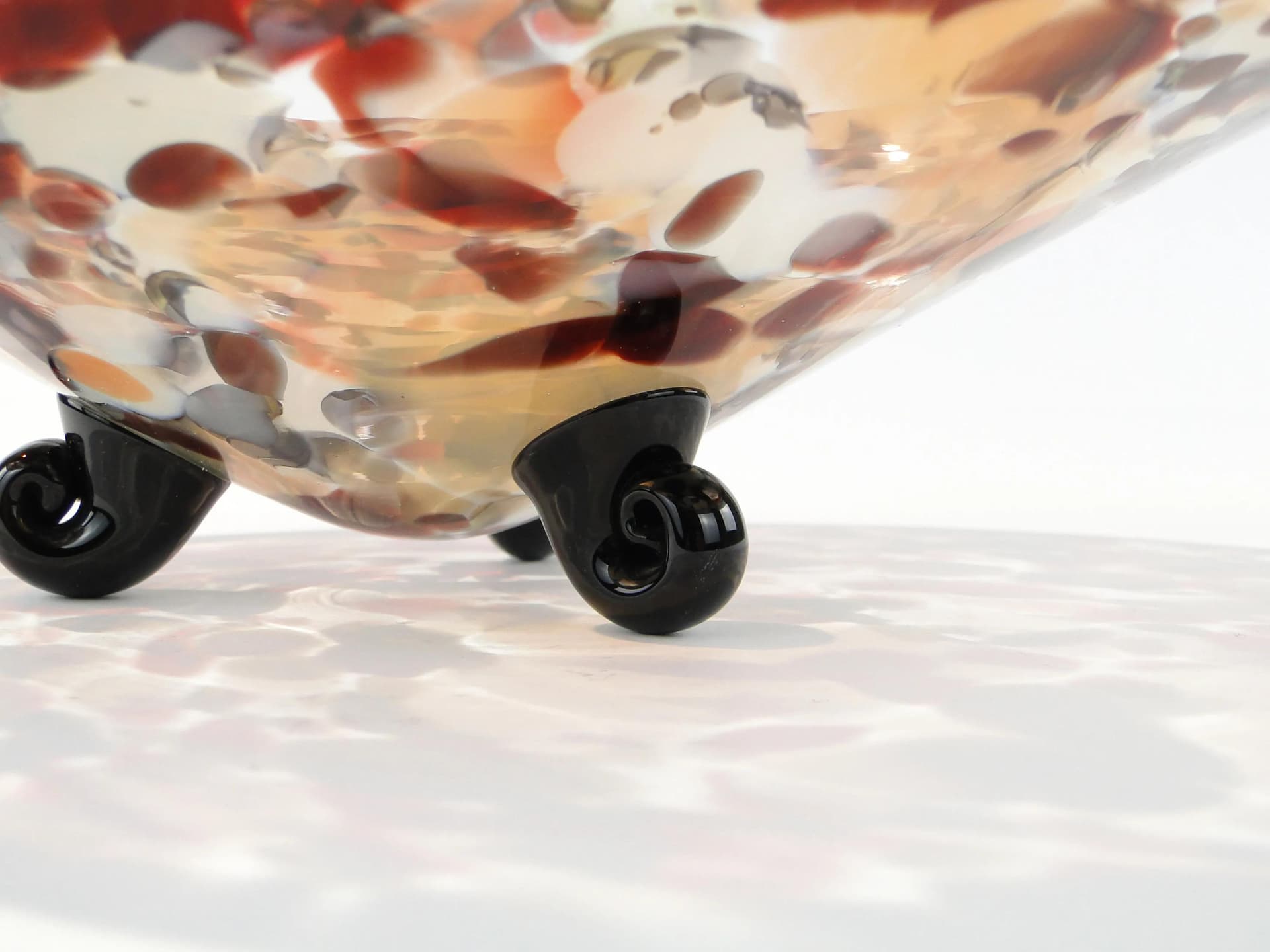 Centerpiece Tango, multicolor glass, Franz Welz, Czechoslovakia, 1930s. - 163420