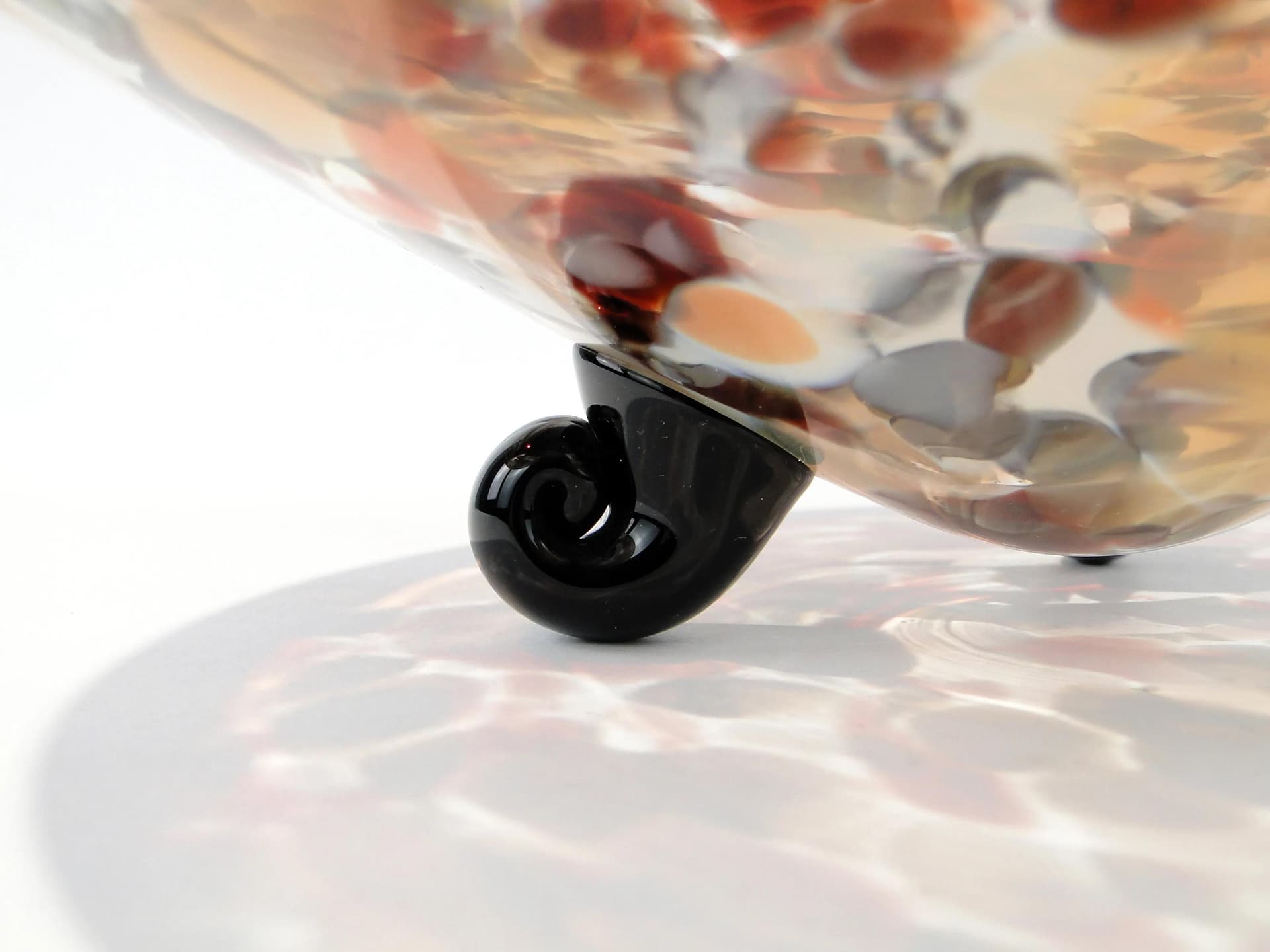 Centerpiece Tango, multicolor glass, Franz Welz, Czechoslovakia, 1930s. - 163422