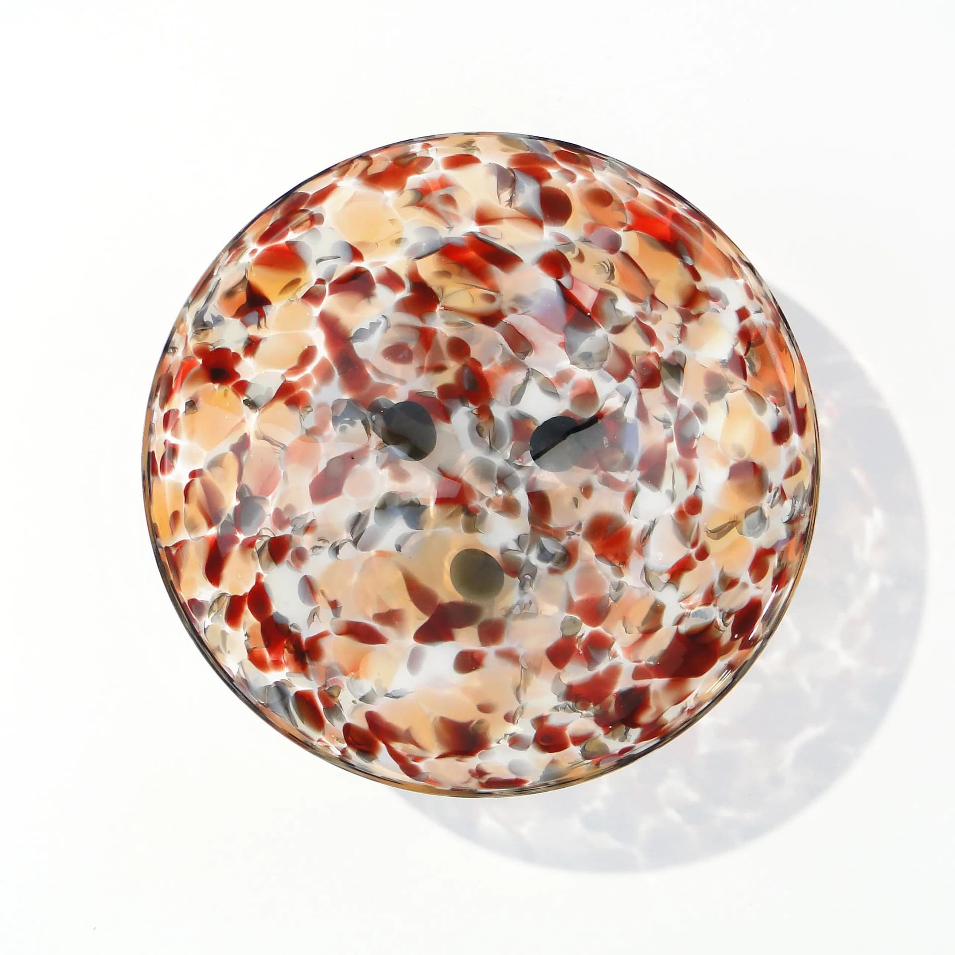 Centerpiece Tango, multicolor glass, Franz Welz, Czechoslovakia, 1930s. - 163418