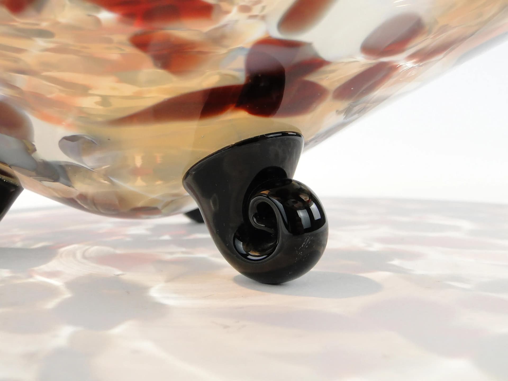 Centerpiece Tango, multicolor glass, Franz Welz, Czechoslovakia, 1930s. - 163421